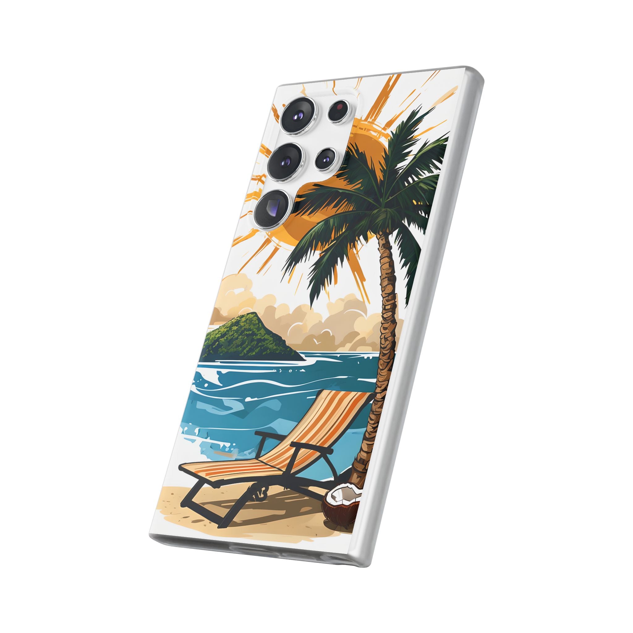 Radiant Coast Solitude · Soft Handyhülle für Samsung