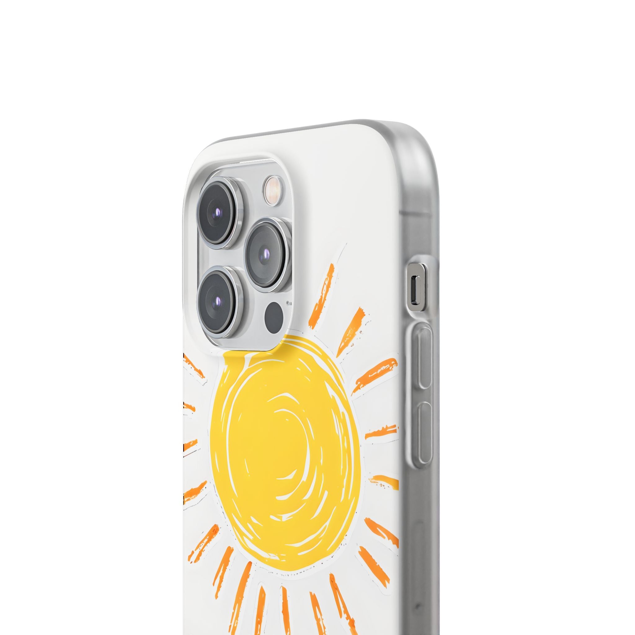 Amber Solar Glow · Soft Phone Case for iPhone