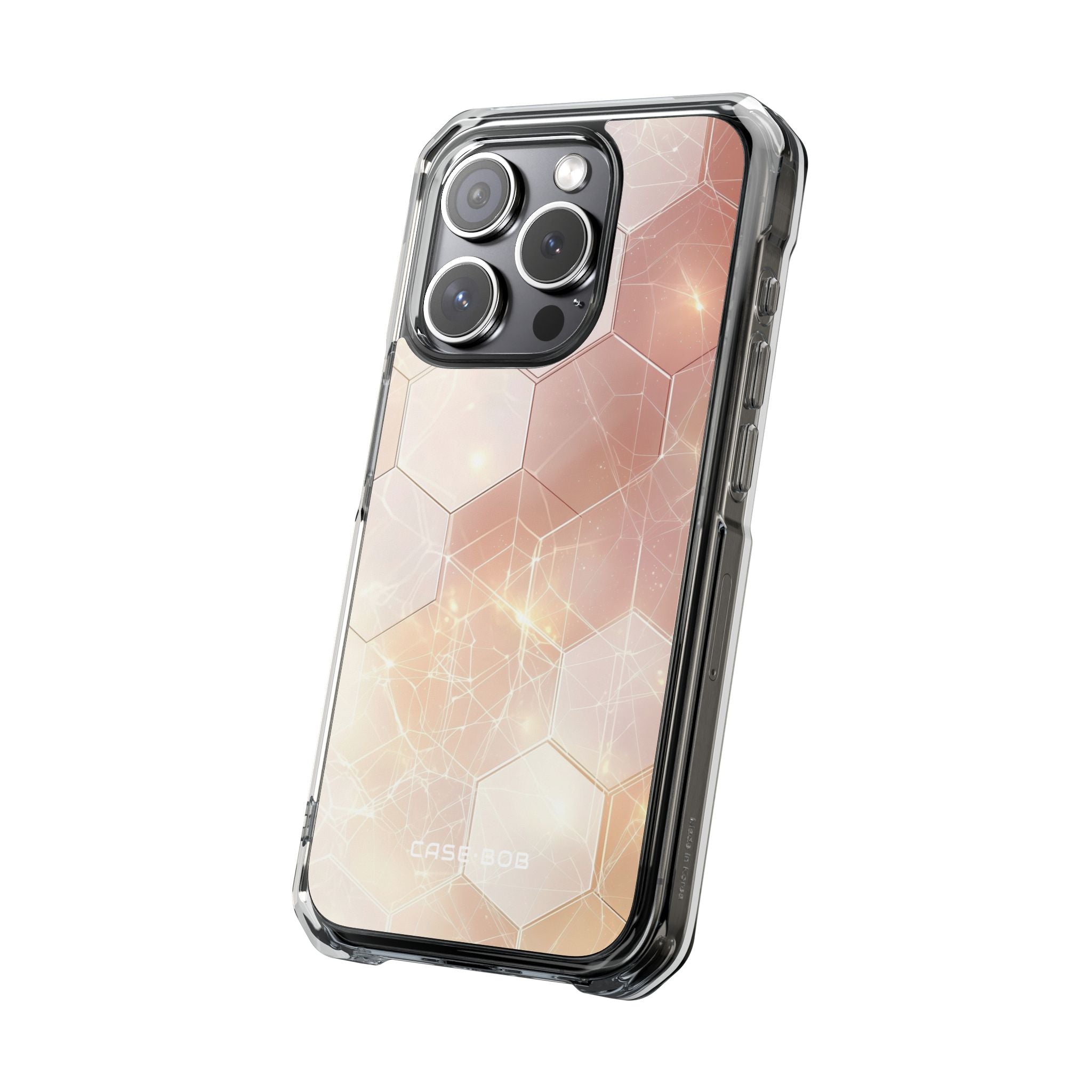 Honeycomb Glow iPhone 15 Pro Case - Impact