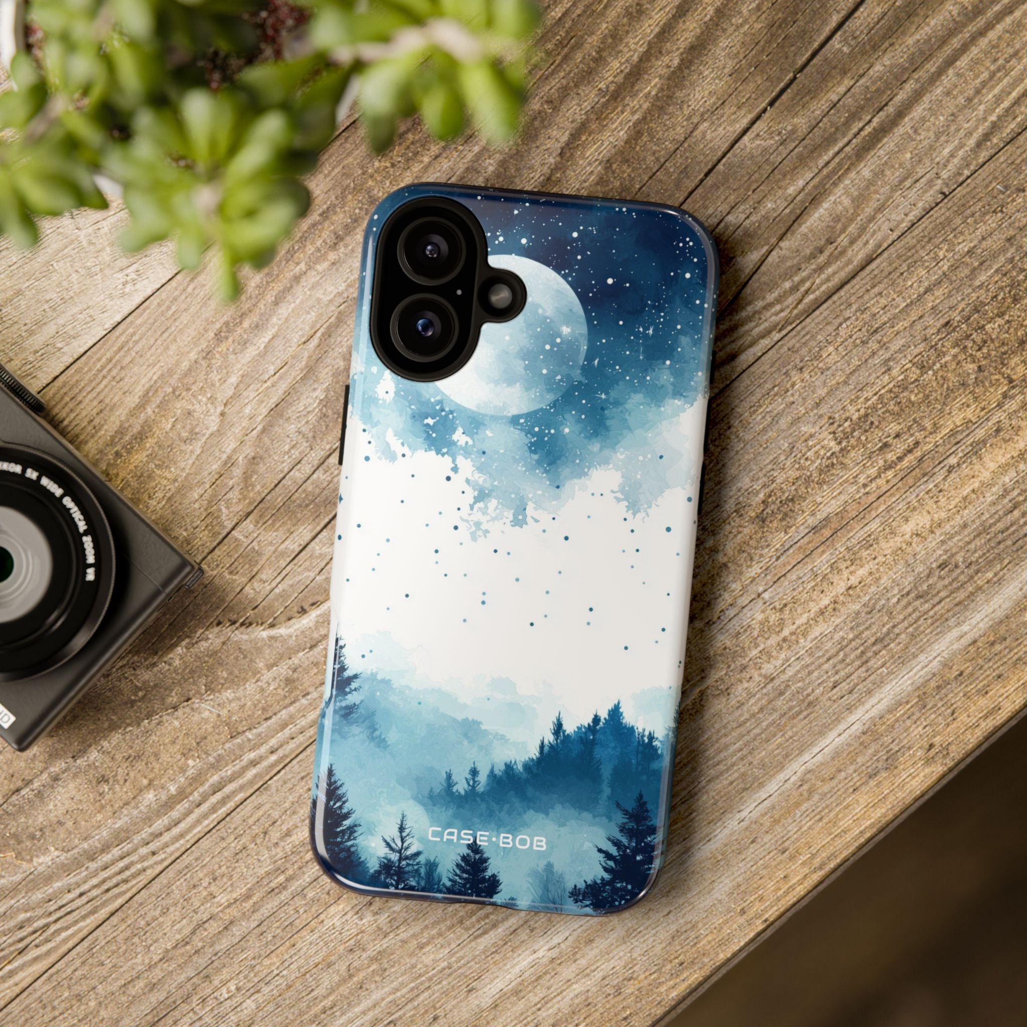 Moonlit Mist iPhone 16 Plus Case - Tough