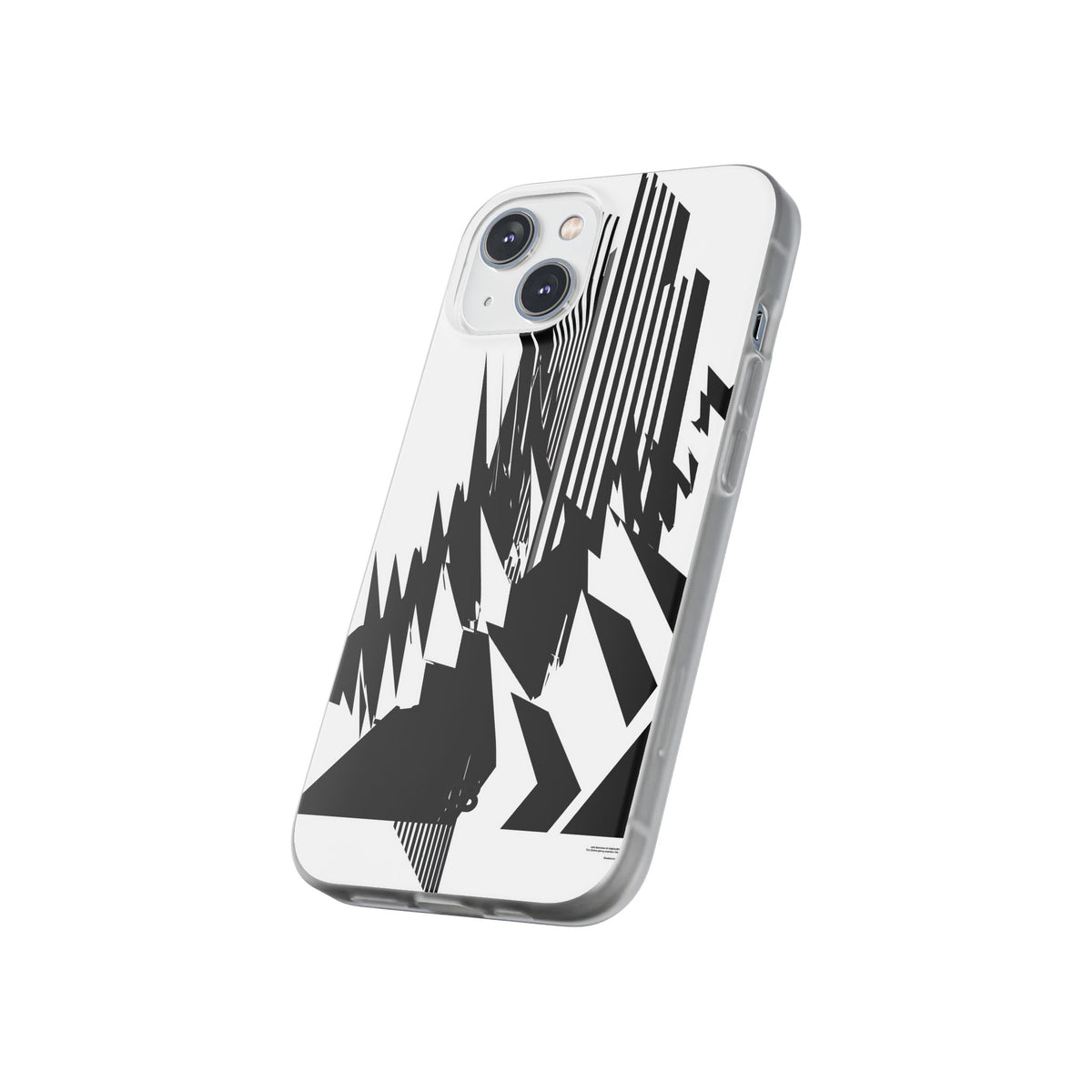 White Lite Phone Case for iPhone - Shattered Vector Spire