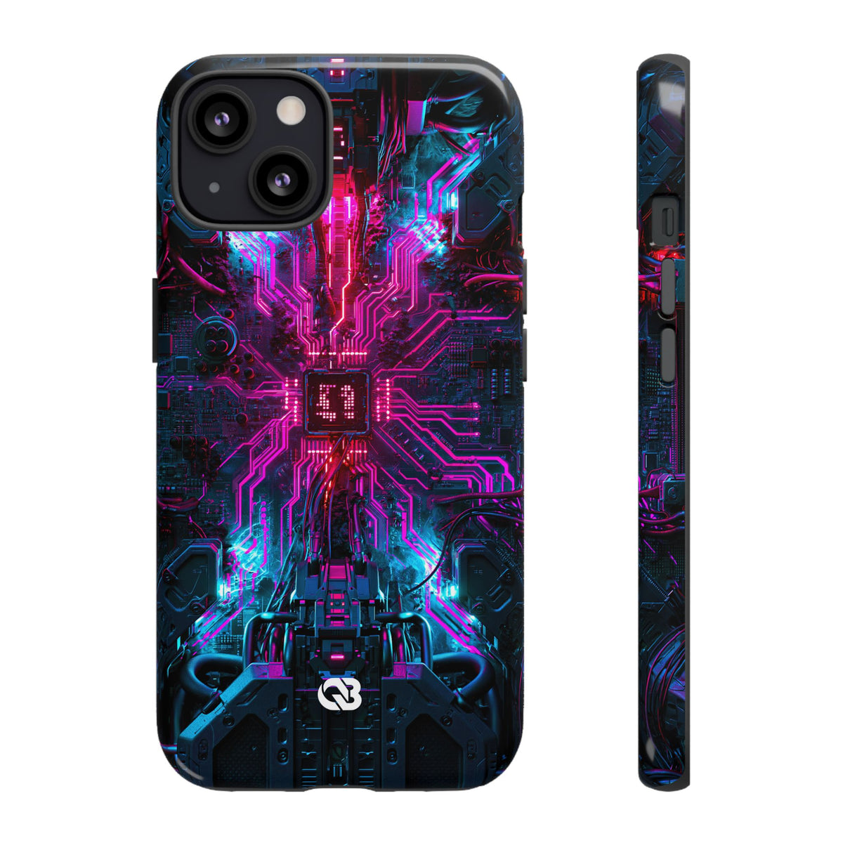 Neural Circuit Core · Tough Phone Case for iPhone · Black