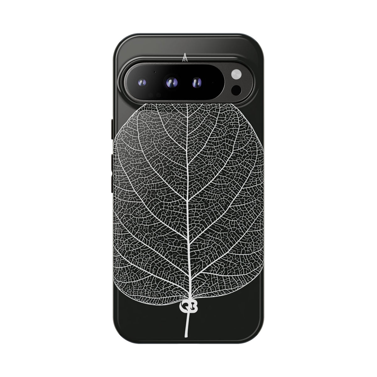 Monochrome Leaf Skeleton · Tough Phone Case for Pixel · Black
