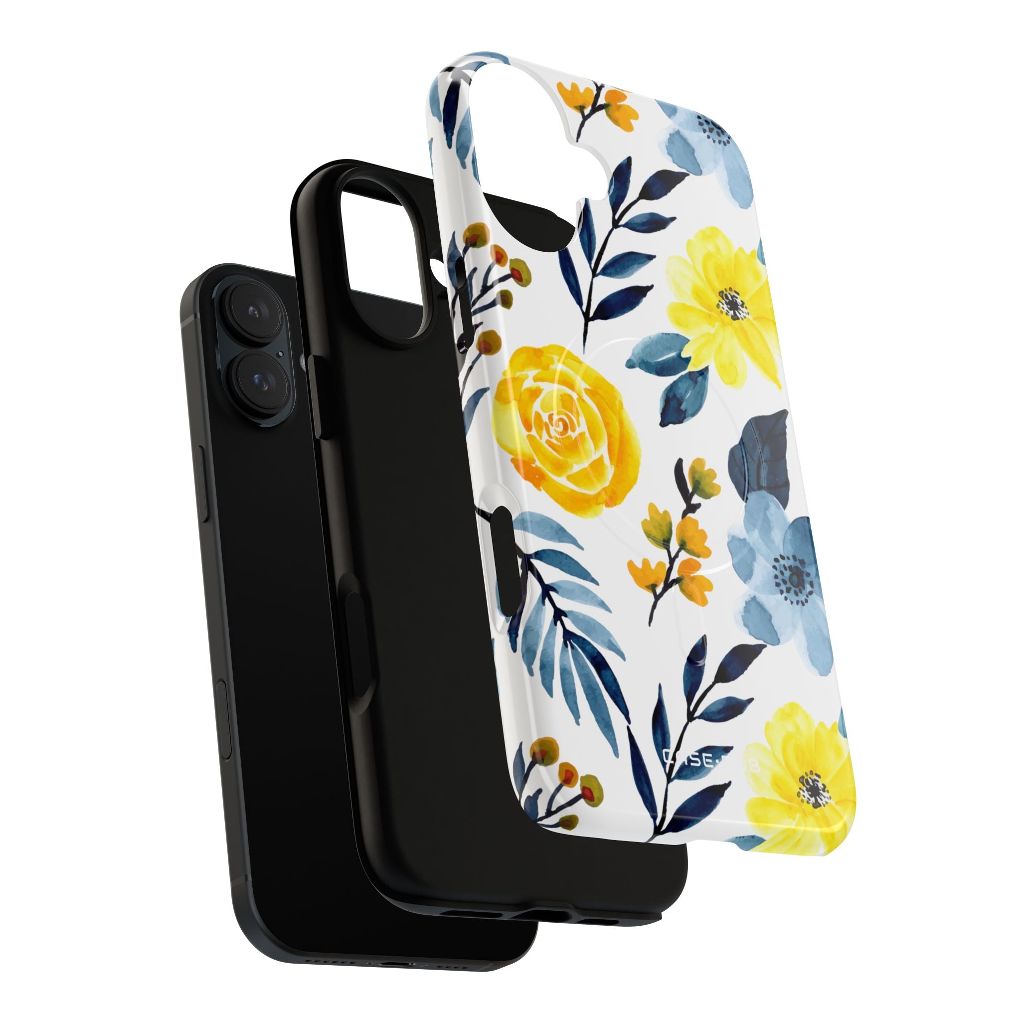 Golden Bloom iPhone 16 Plus hoesje - Tough+