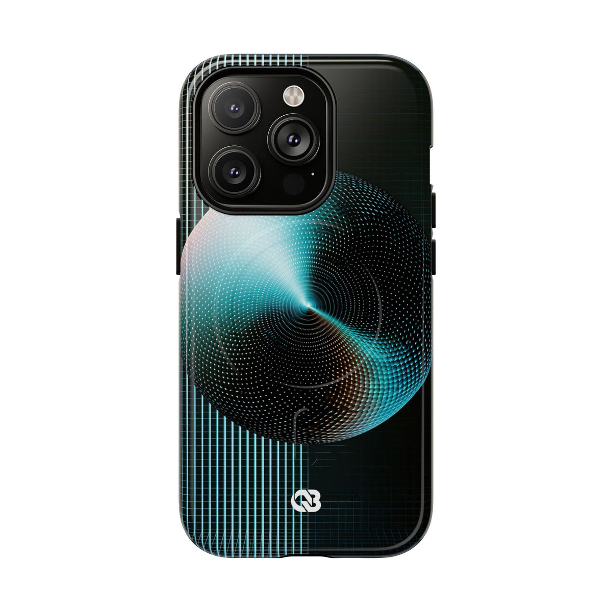 Optical Meridian · Tough 2.0 Magnetic Phone Case for iPhone · Black