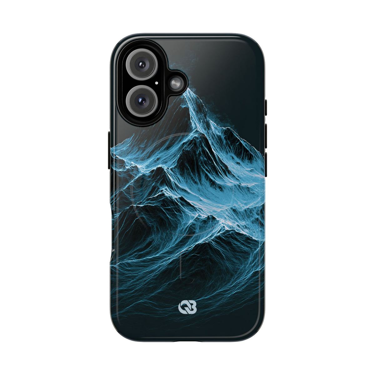 Nordic Frost Peak · Tough 2.0 Magnetic Phone Case for iPhone · Blue