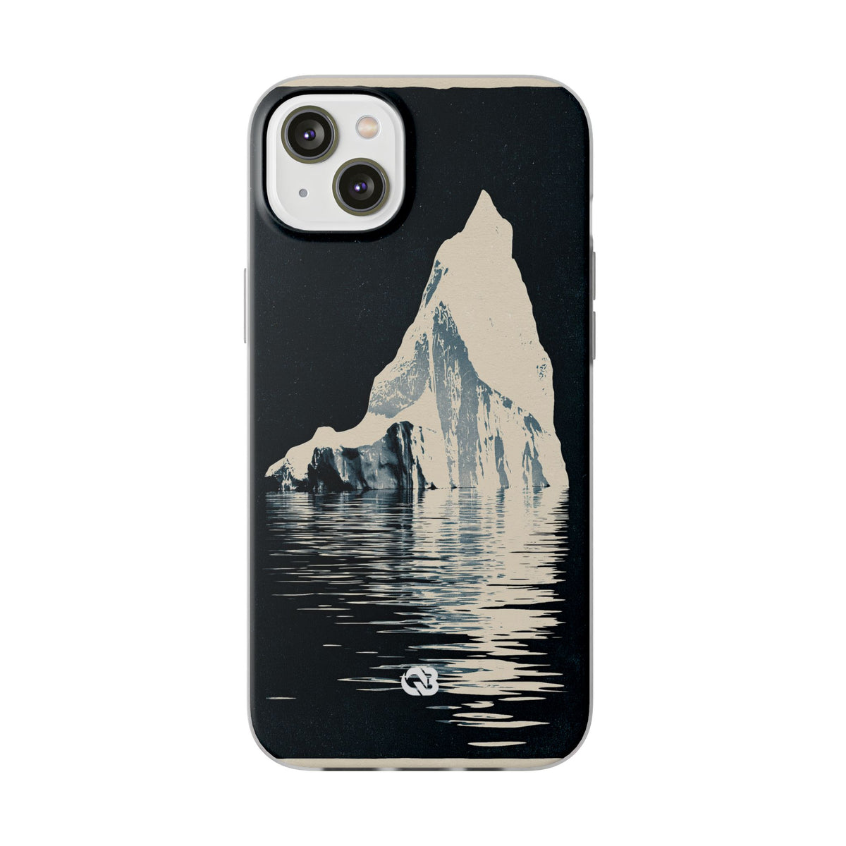 Blue Lite Phone Case for iPhone - Frozen Navy Monolith