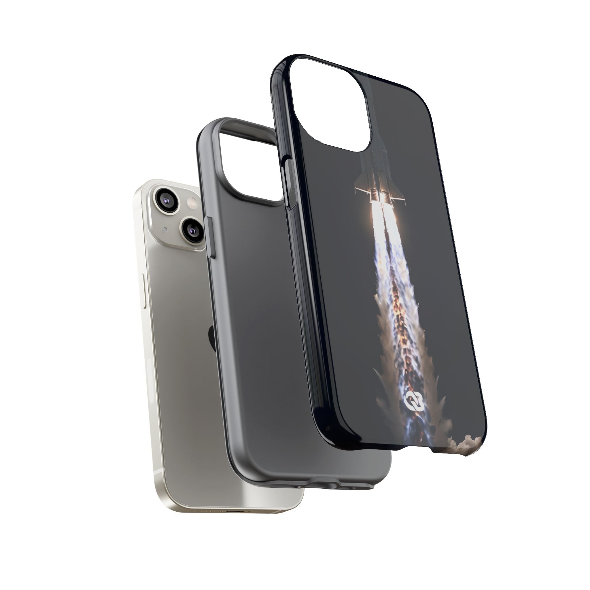 Obsidian Rocket Ascent · Tough Phone Case for iPhone