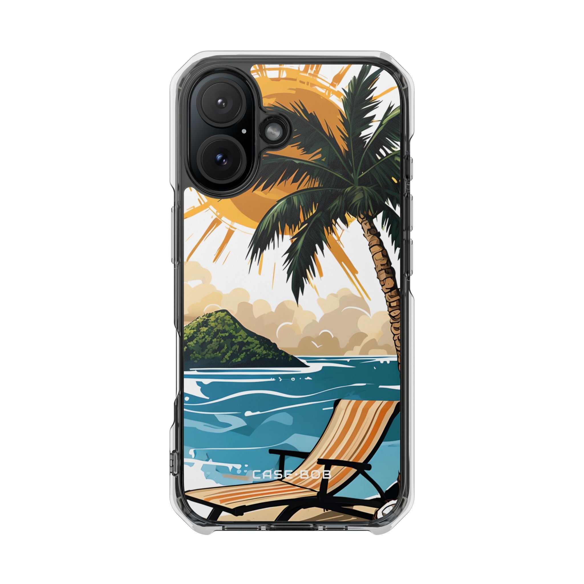 Sunny Palm Breeze iPhone 16 Case - Impact