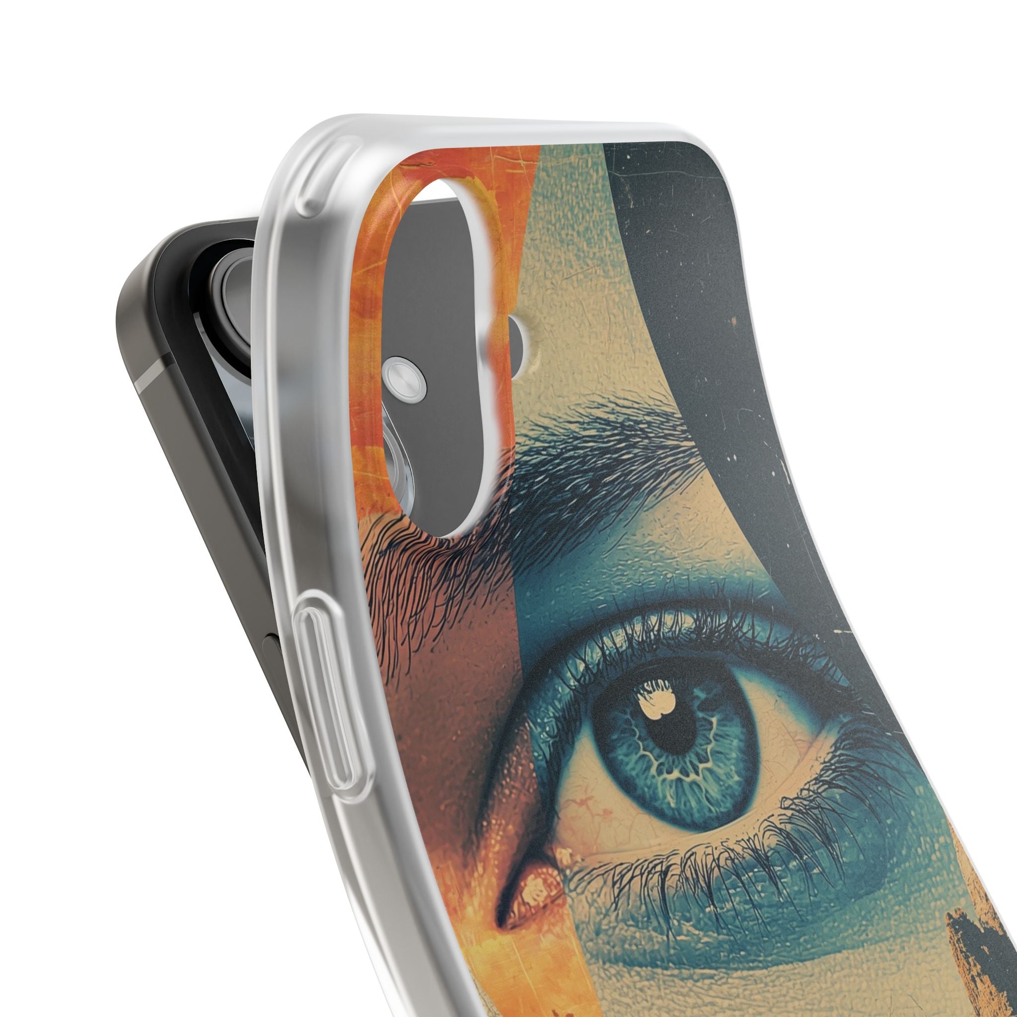 Fragmented Peak Gaze · Soft Phone Case for iPhone