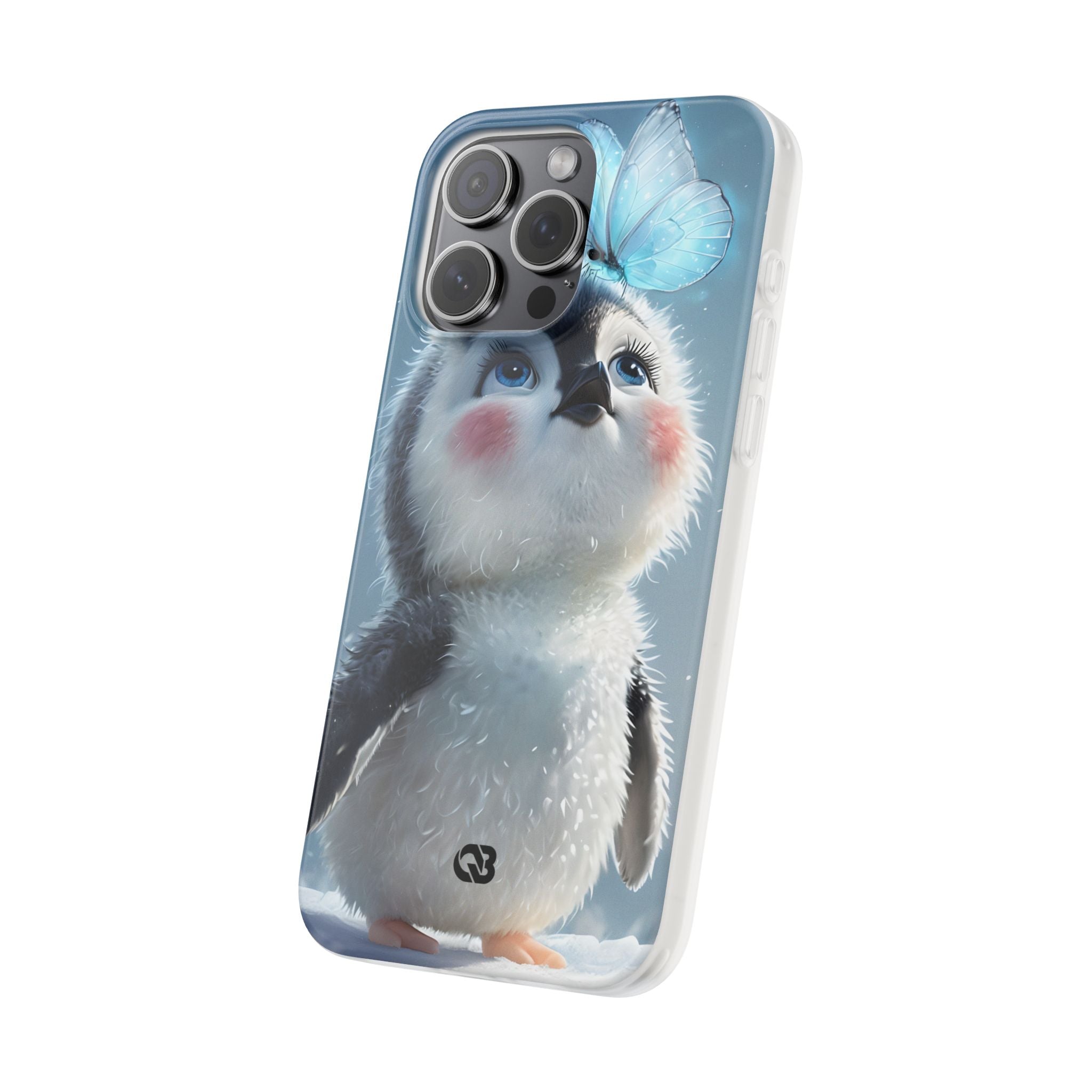 Frosty Penguin Glow · Soft Coque de téléphone pour iPhone