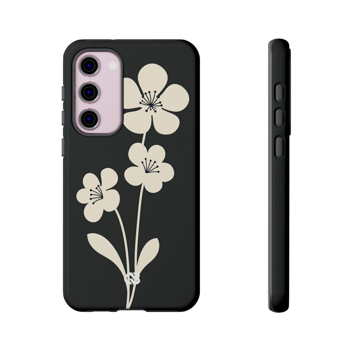 Nordic Blossom · Tough Phone Case for Samsung · Black
