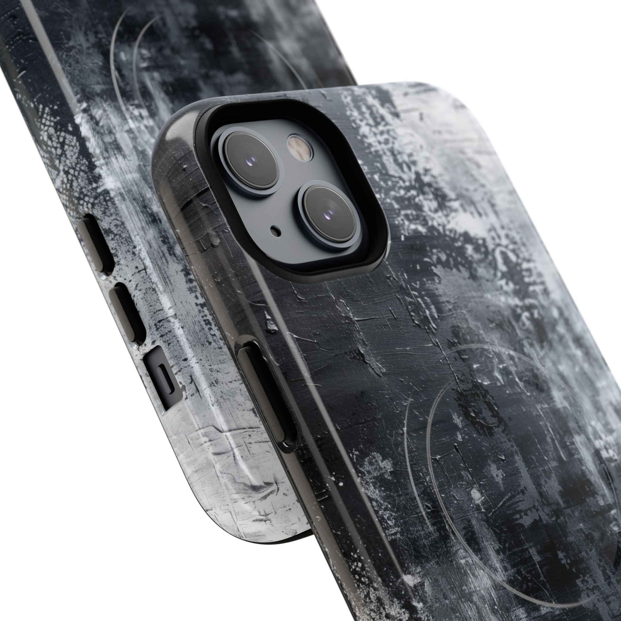 Texturiertes Blackscape iPhone 14 Plus Case - Tough+