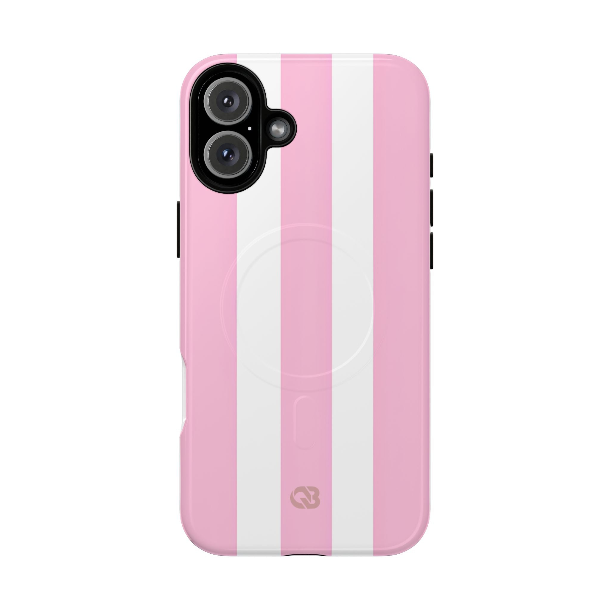 Soft Pink Stripe · Tough+ Magsafe