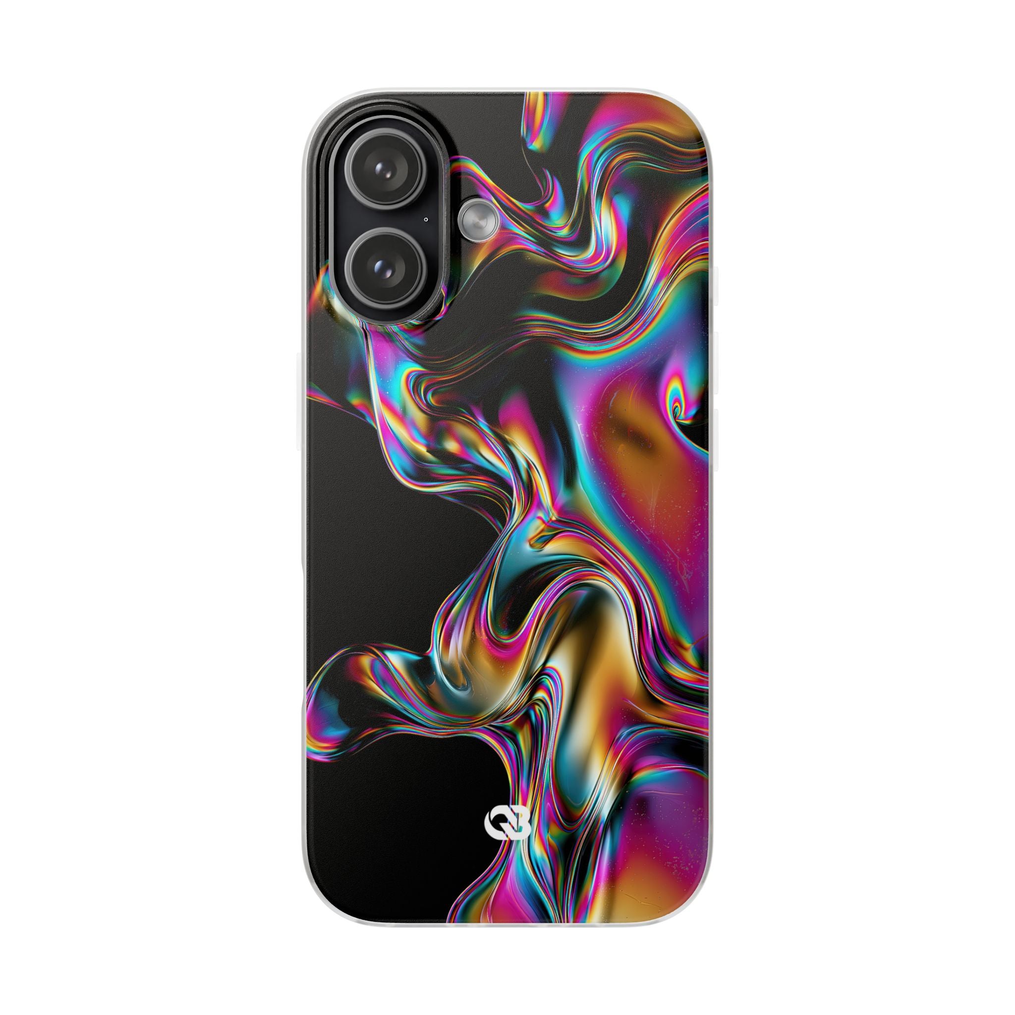 Purple Lite Phone Case for iPhone - Liquid Neon Chrome
