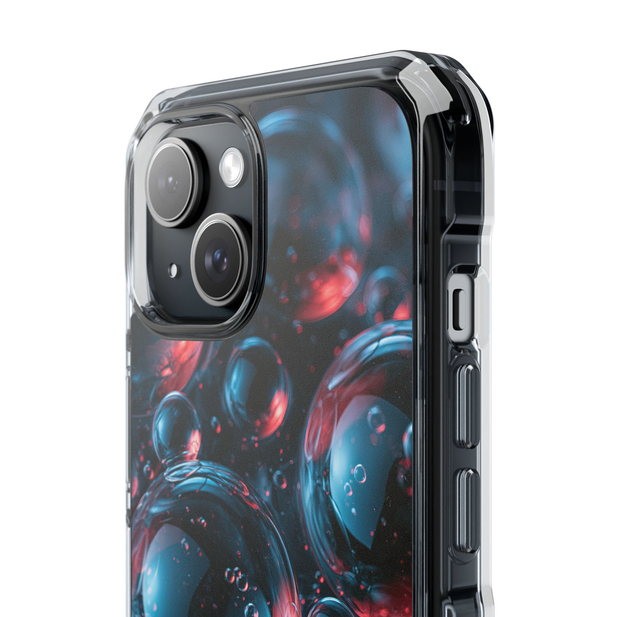 Aqua Gel Spheres · Clear Impact Magnetic Phone Case for iPhone · Blue