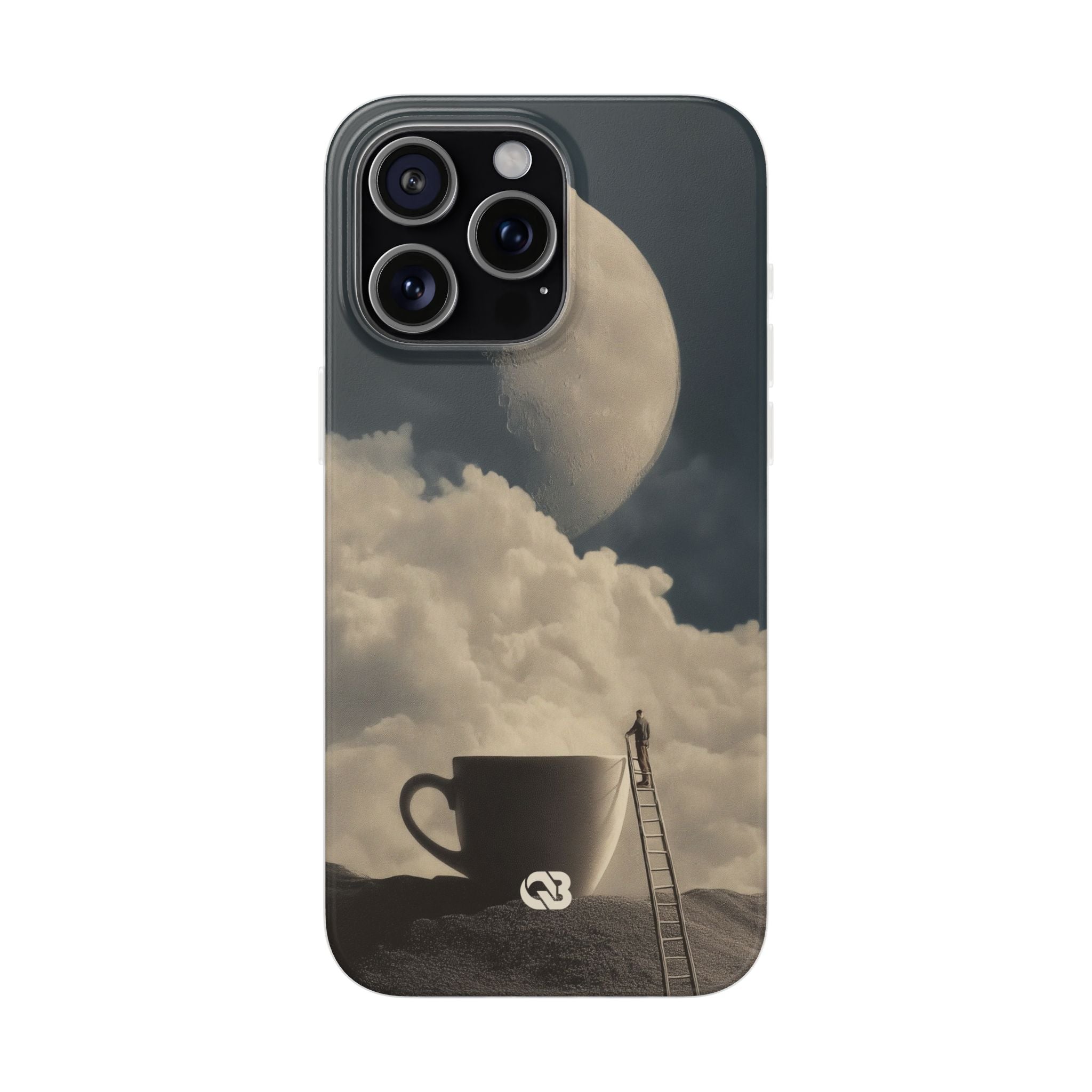 Midnight Brew Moon · Soft Mobilskal för iPhone