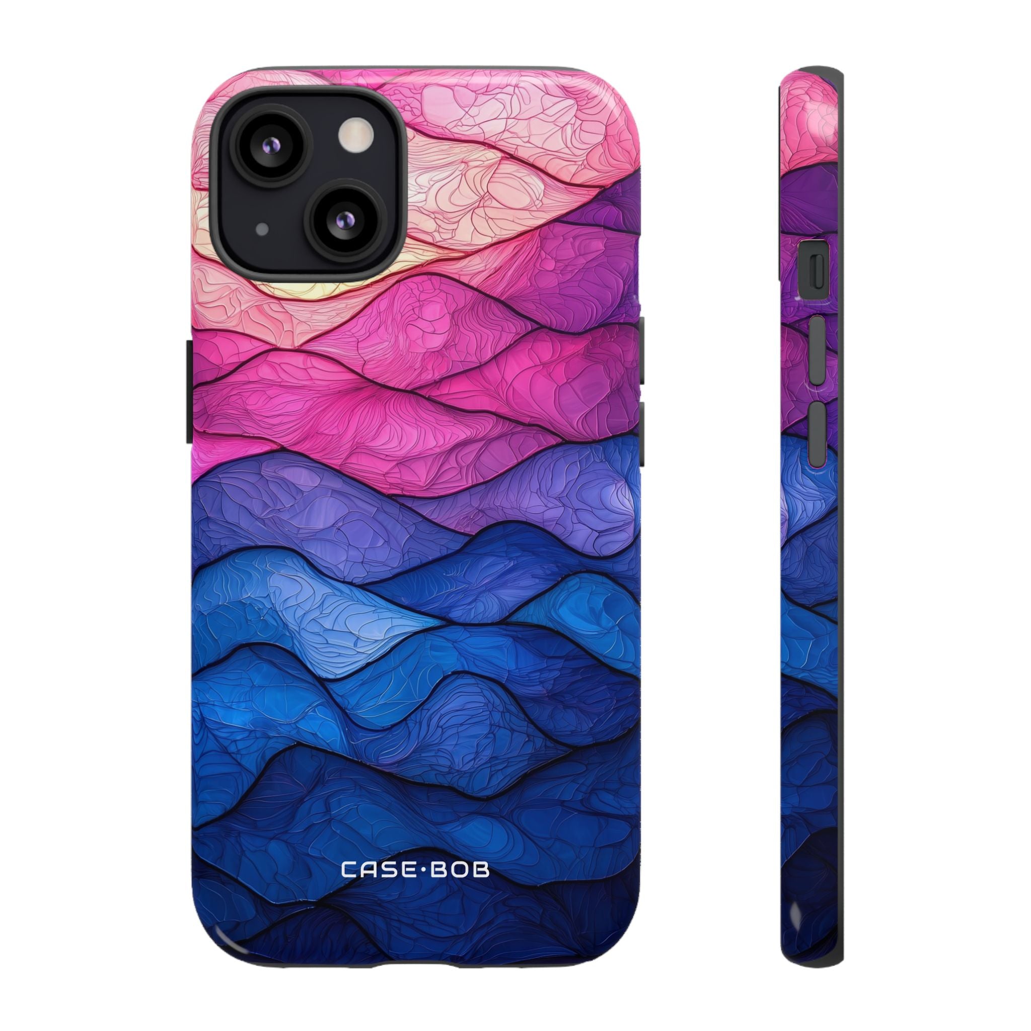 Wavy Vein Gradient iPhone 13 Case - Tough