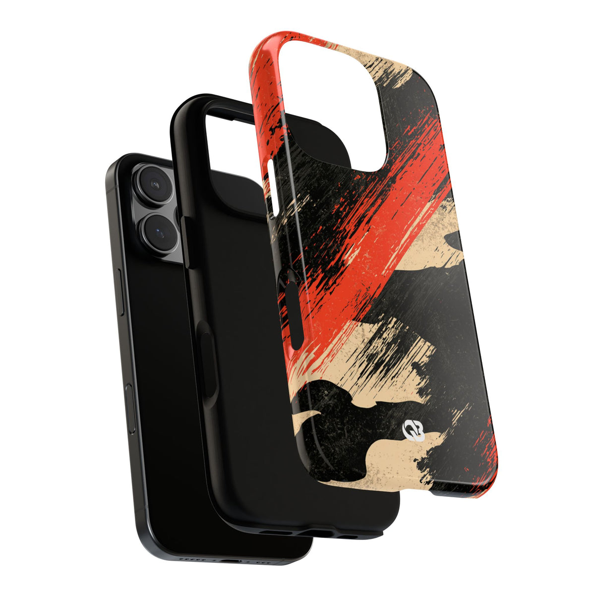 Urban Slash Camo · Tough Phone Case for iPhone · Black