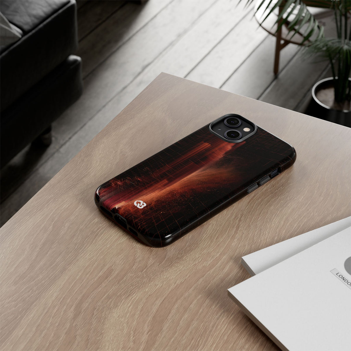 Luminous Monolith · Tough Phone Case for iPhone · Black