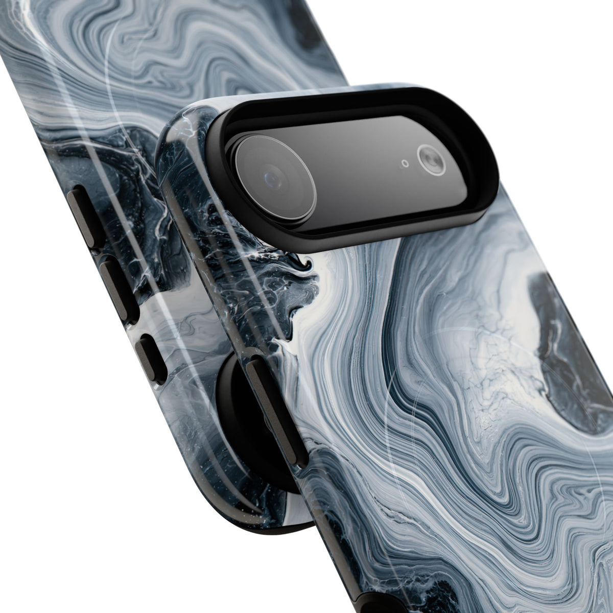 Suminagashi Ink Flow · Tough 2.0 Magnetic Phone Case for iPhone · Grey