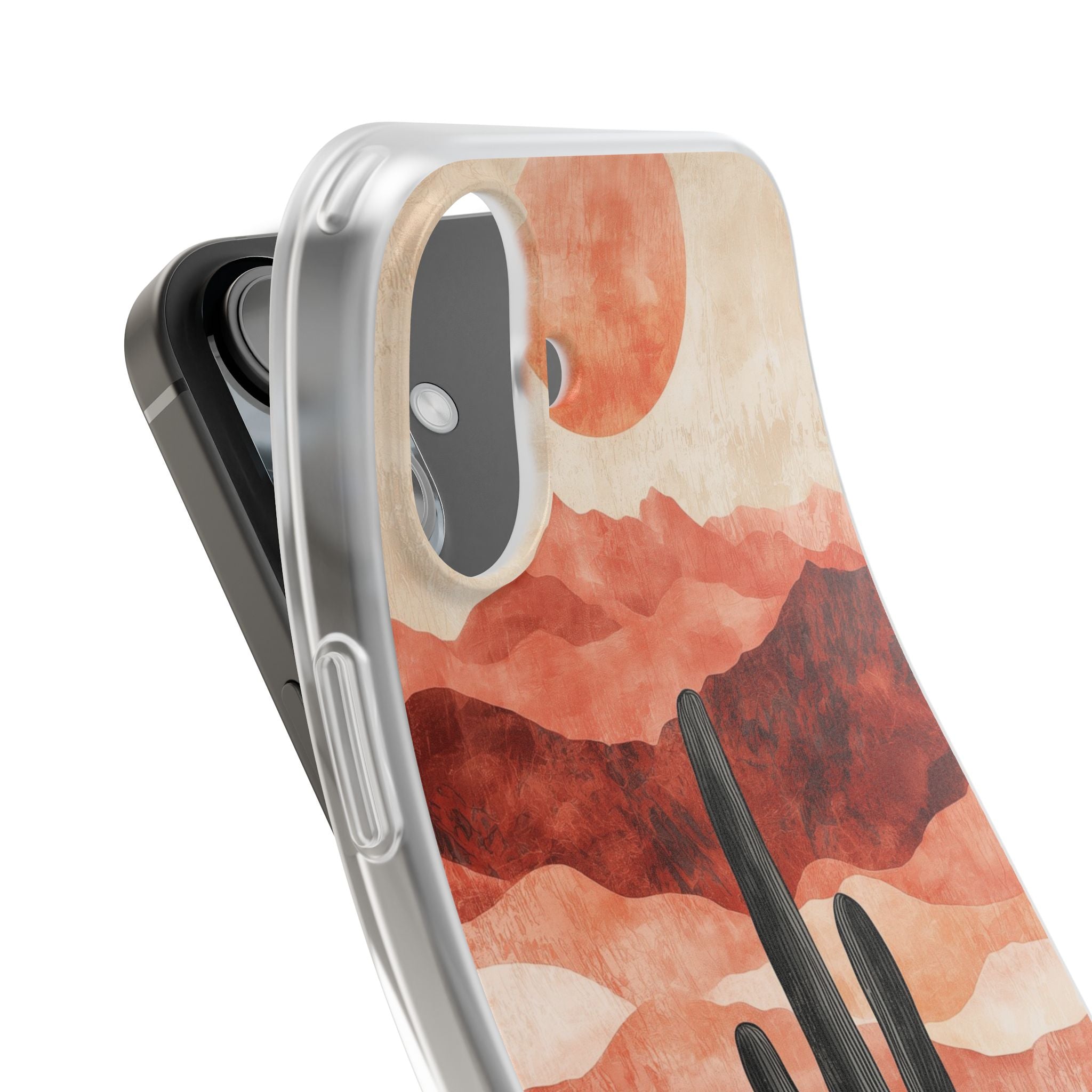 Terracotta Desert Sun · Soft Handyhülle für iPhone