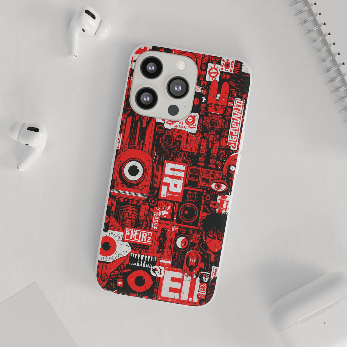 Neo Mecha Collage · Lite Phone Case for iPhone · Red