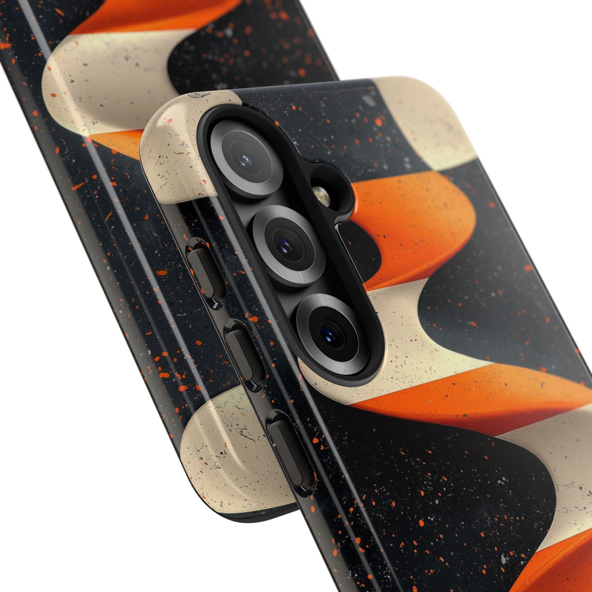 Orange Grit Twist · Tough Phone Case for Samsung