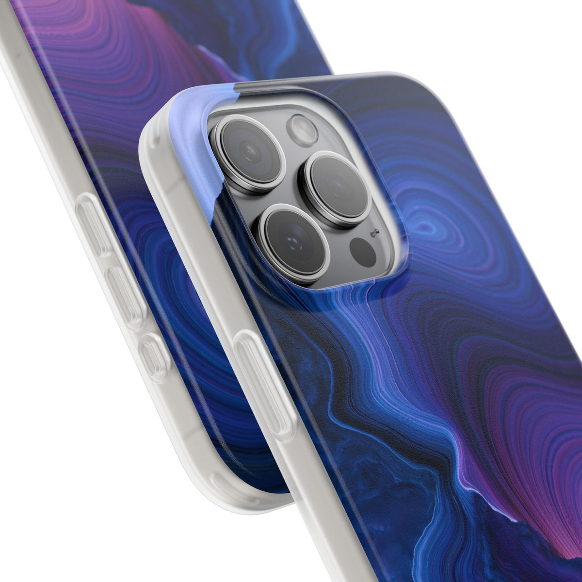 Radiant Strata · Lite Phone Case for iPhone · Blue