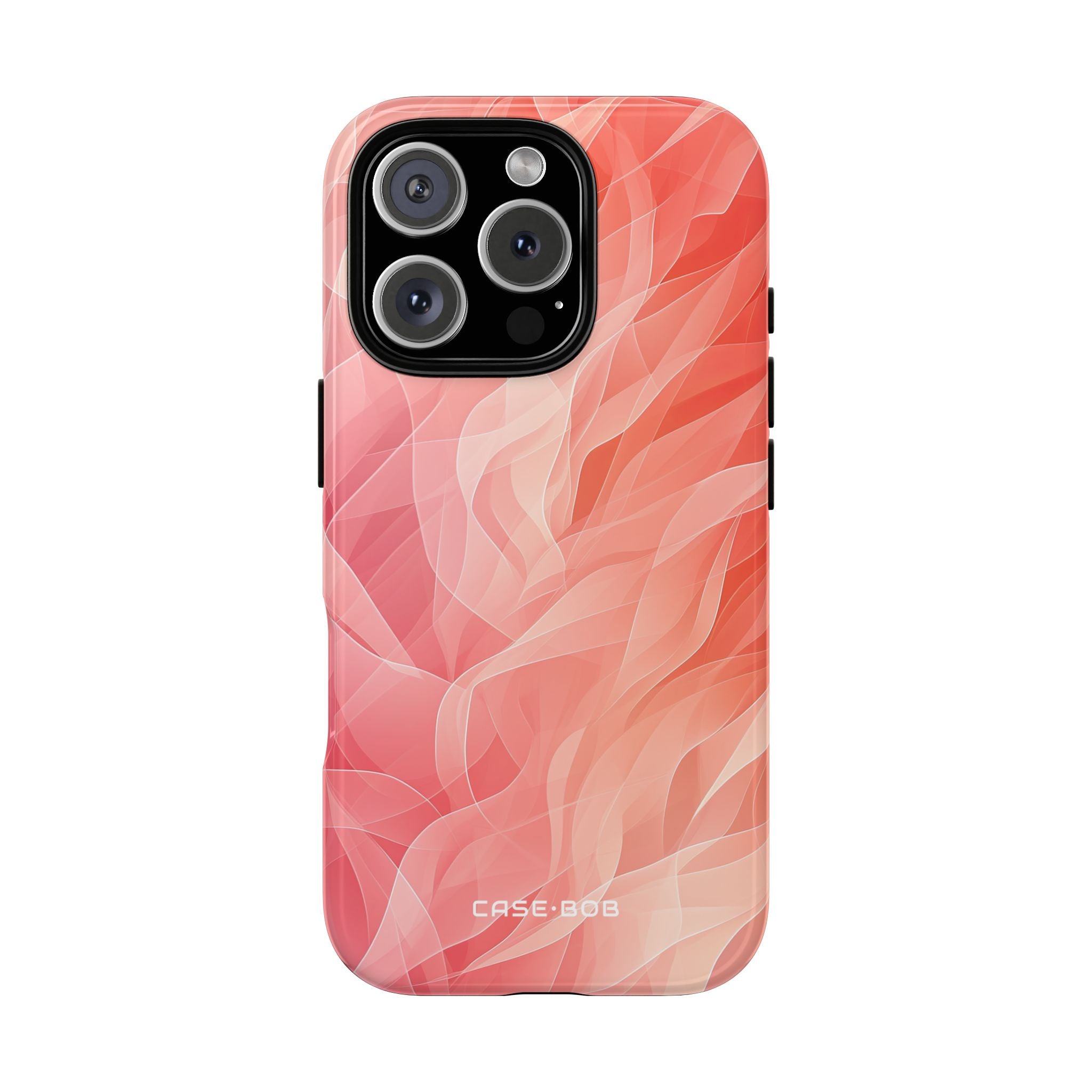 Coral Cascade iPhone 16 Pro Case - Tough