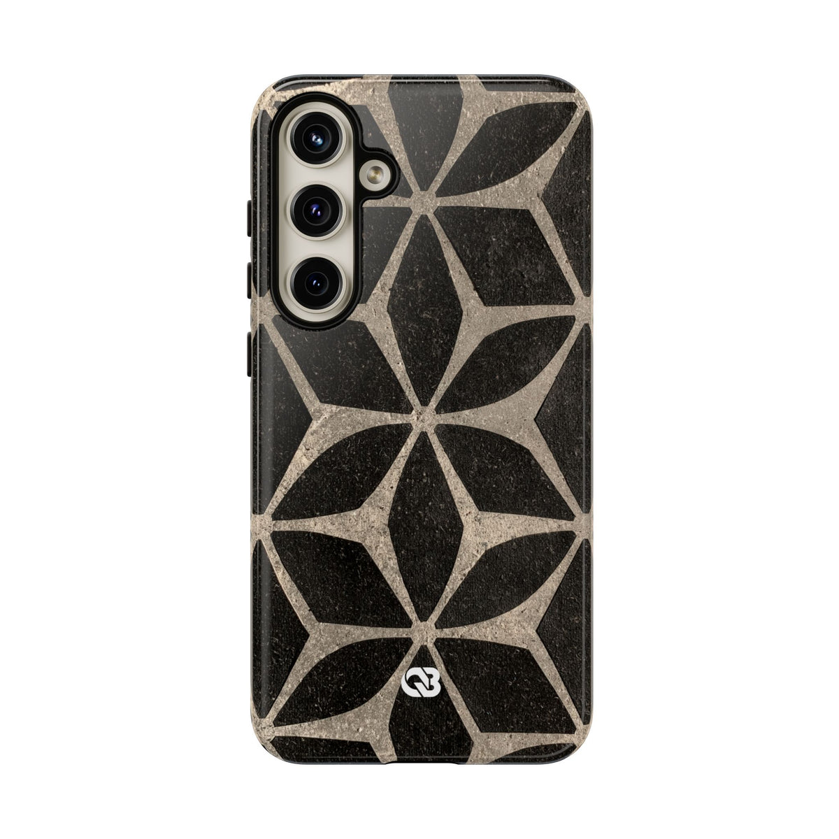 Concrete Mosaic Star · Tough Phone Case for Samsung · Black