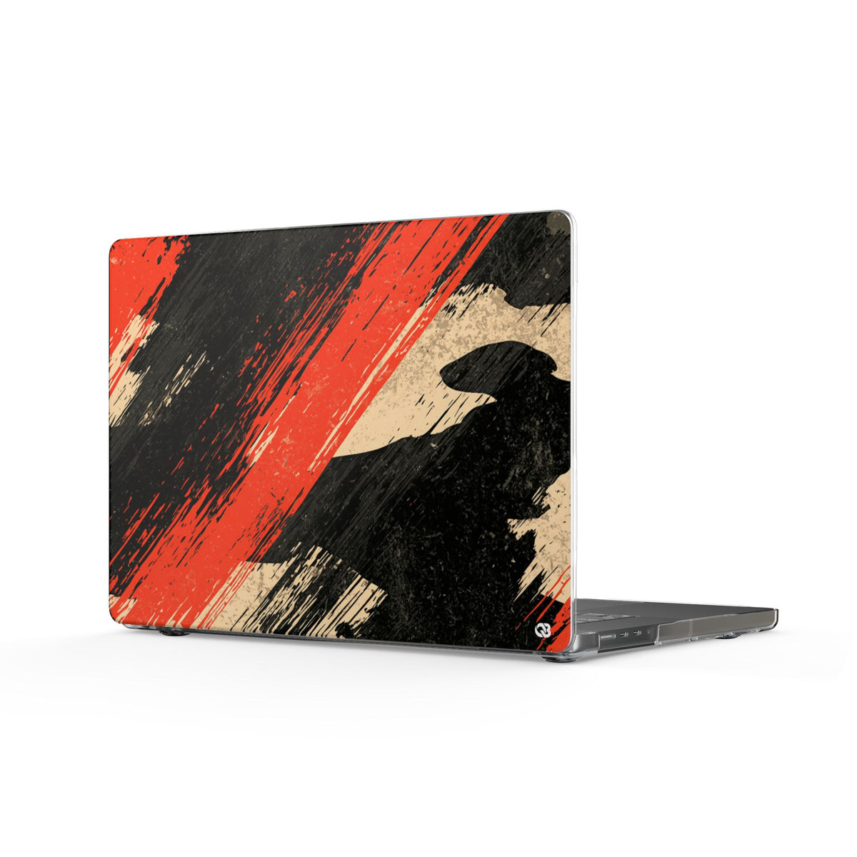 Urban Slash Camo · Clear Hard Case for MacBook · Black