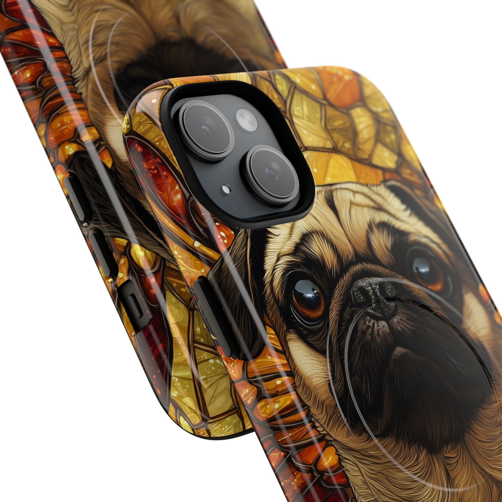 Amber Pug Divinità · Tough+ Custodia per iPhone · Magsafe