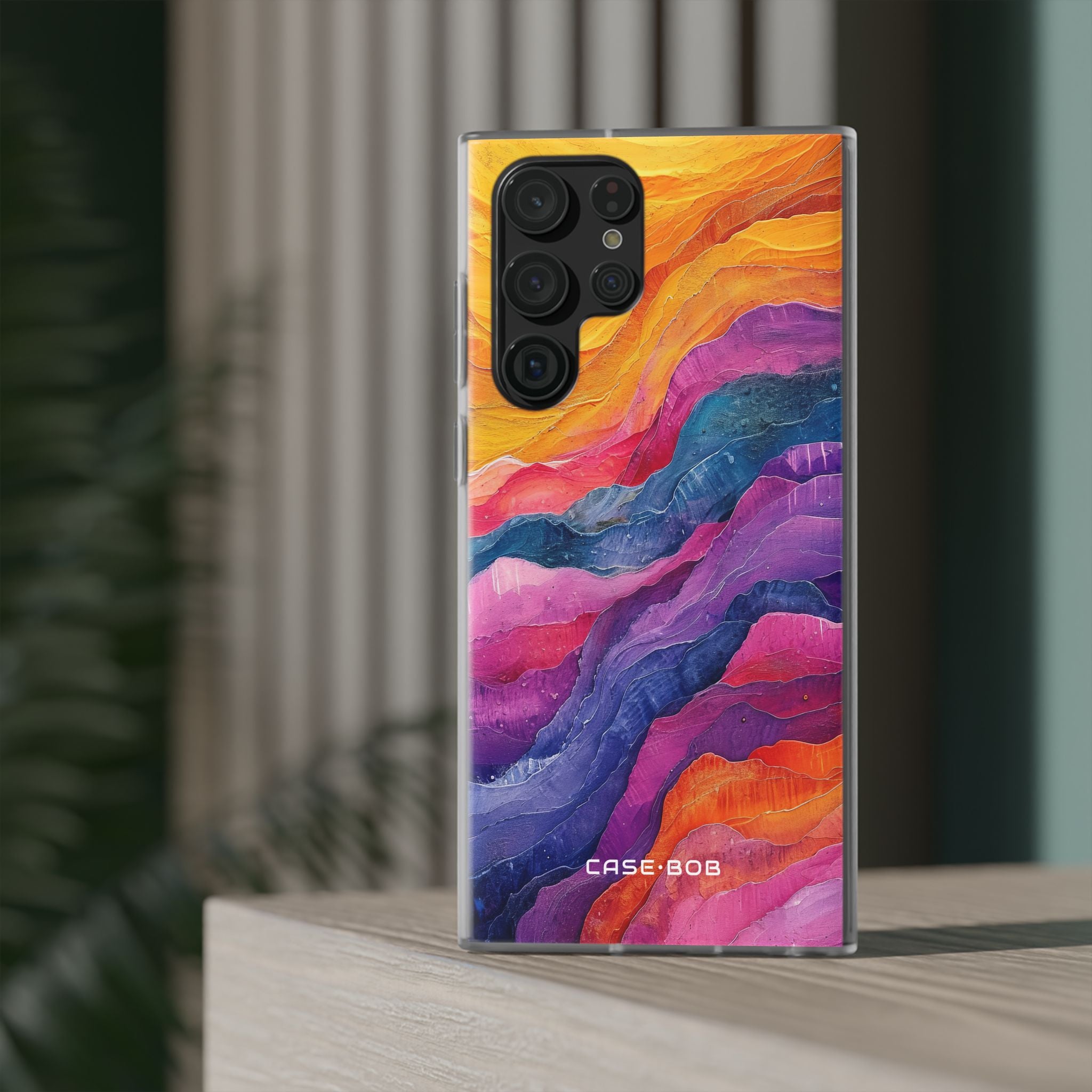 Vibrant Flow Samsung S22 Ultra Case - Soft