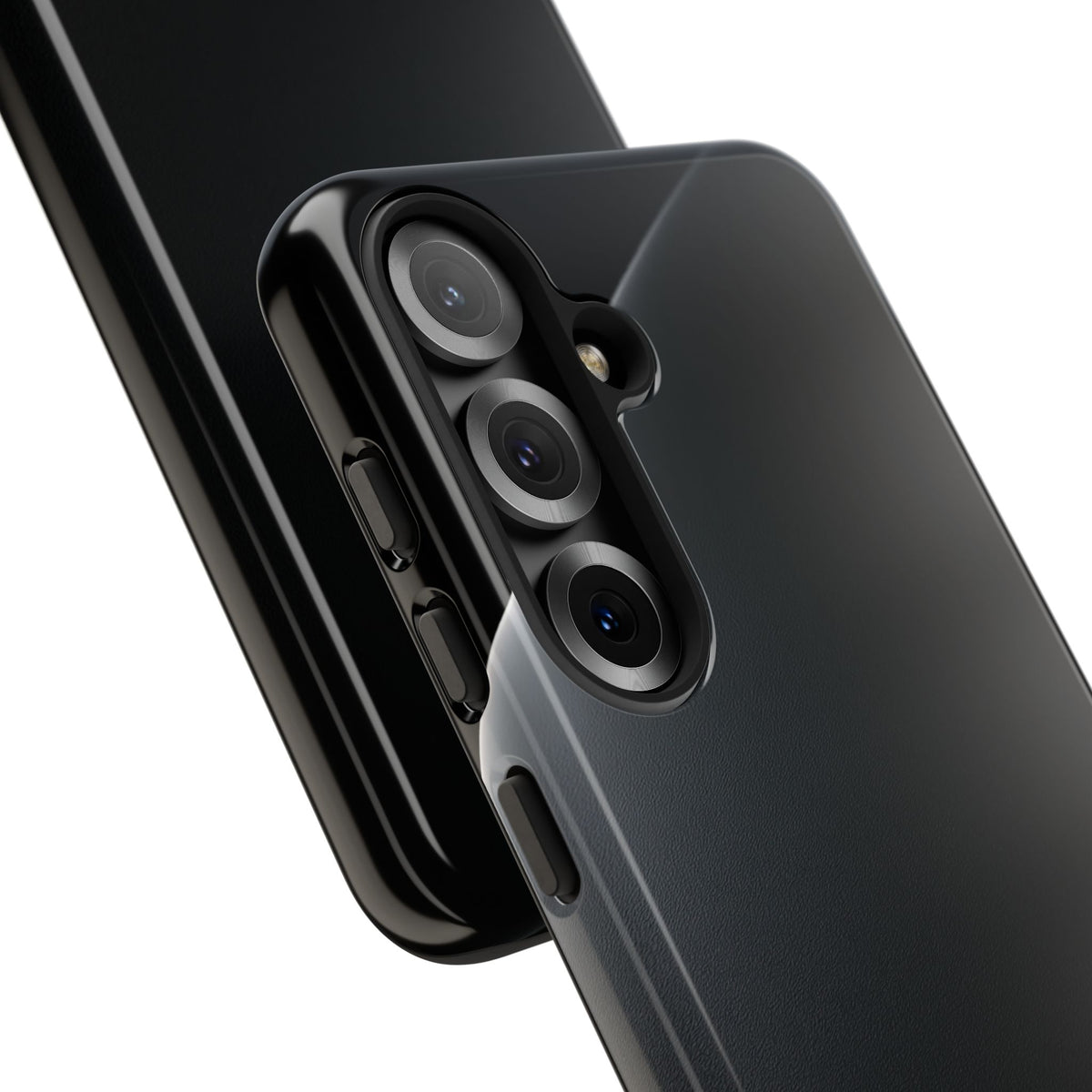 Black Tough Phone Case for Samsung - Obsidian Lunar Arch