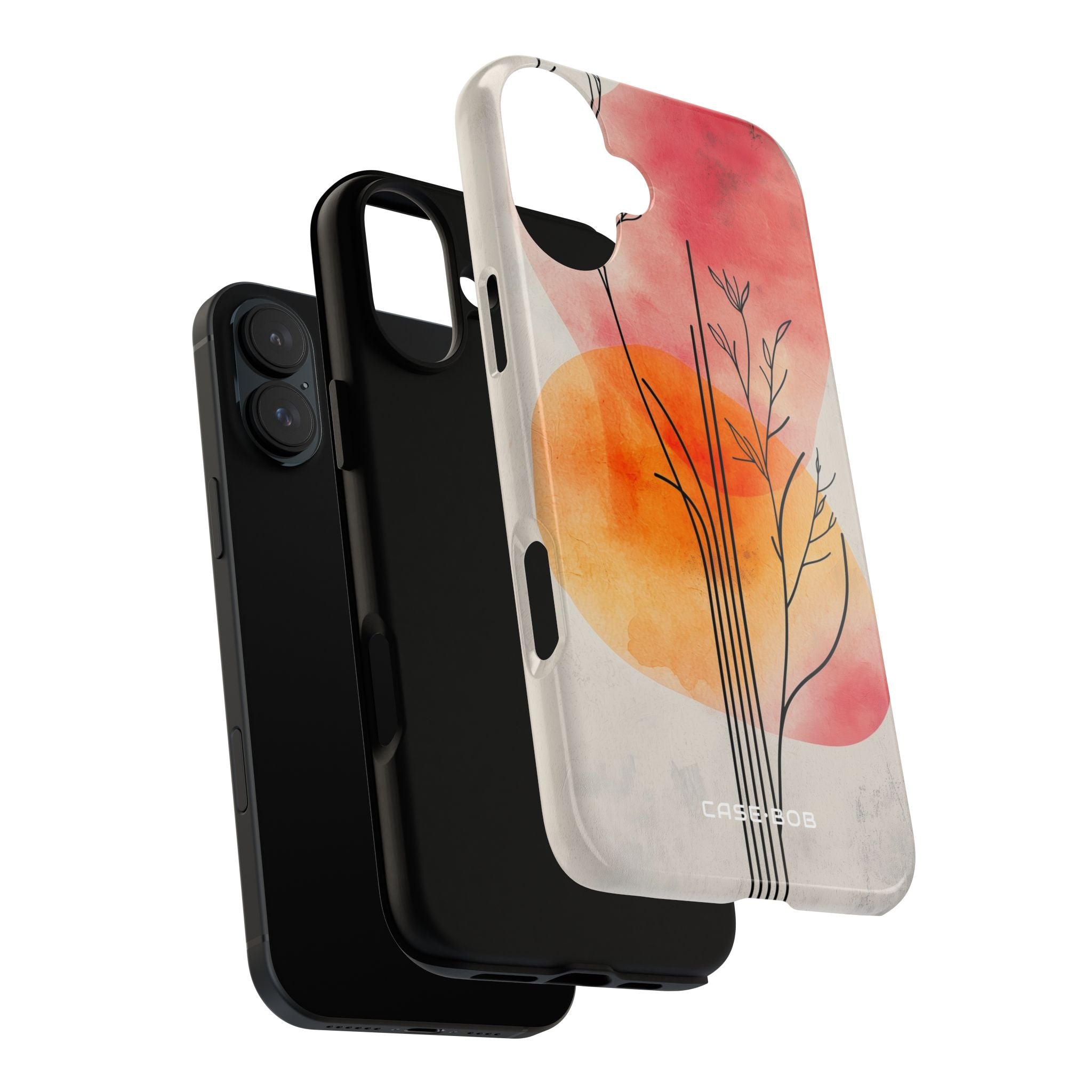 Branching Stems Sunset iPhone 16 Plus Case - Tough