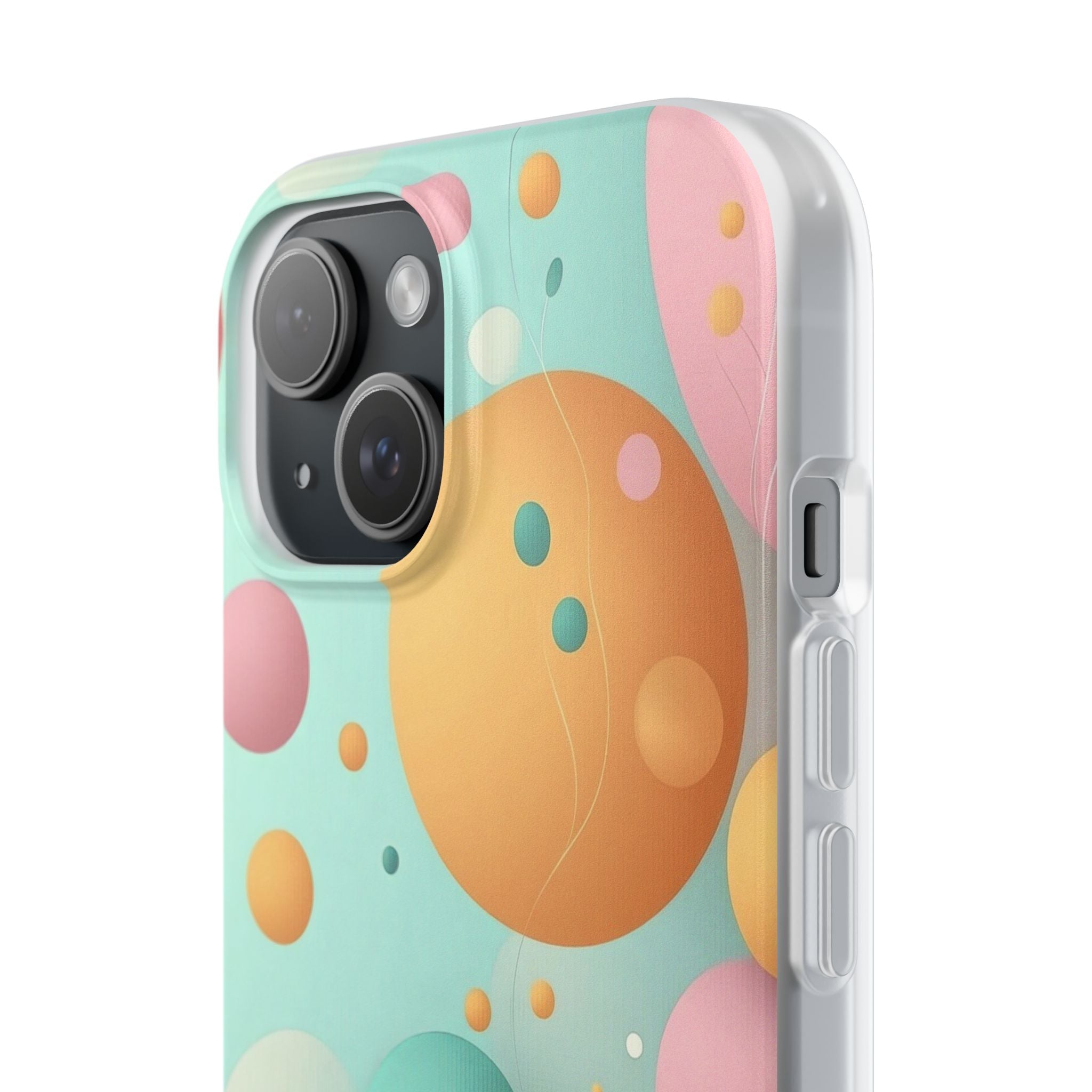 Pastellkreise iPhone 15 Case - Soft