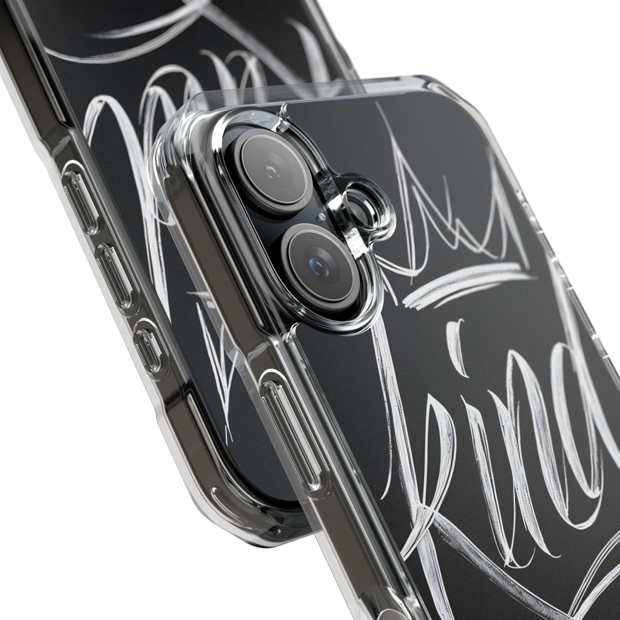 Noir Crown Script · Impact Phone Case for iPhone · Magsafe