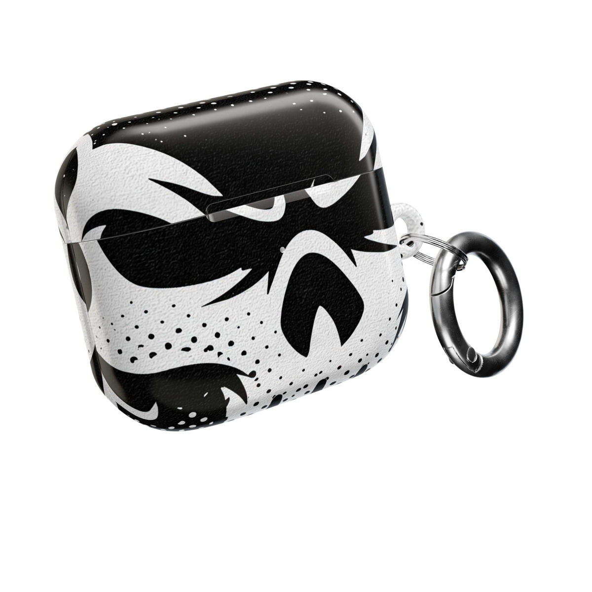 Phantom Halftone · Hard Case for AirPods & AirPods Pro · Black