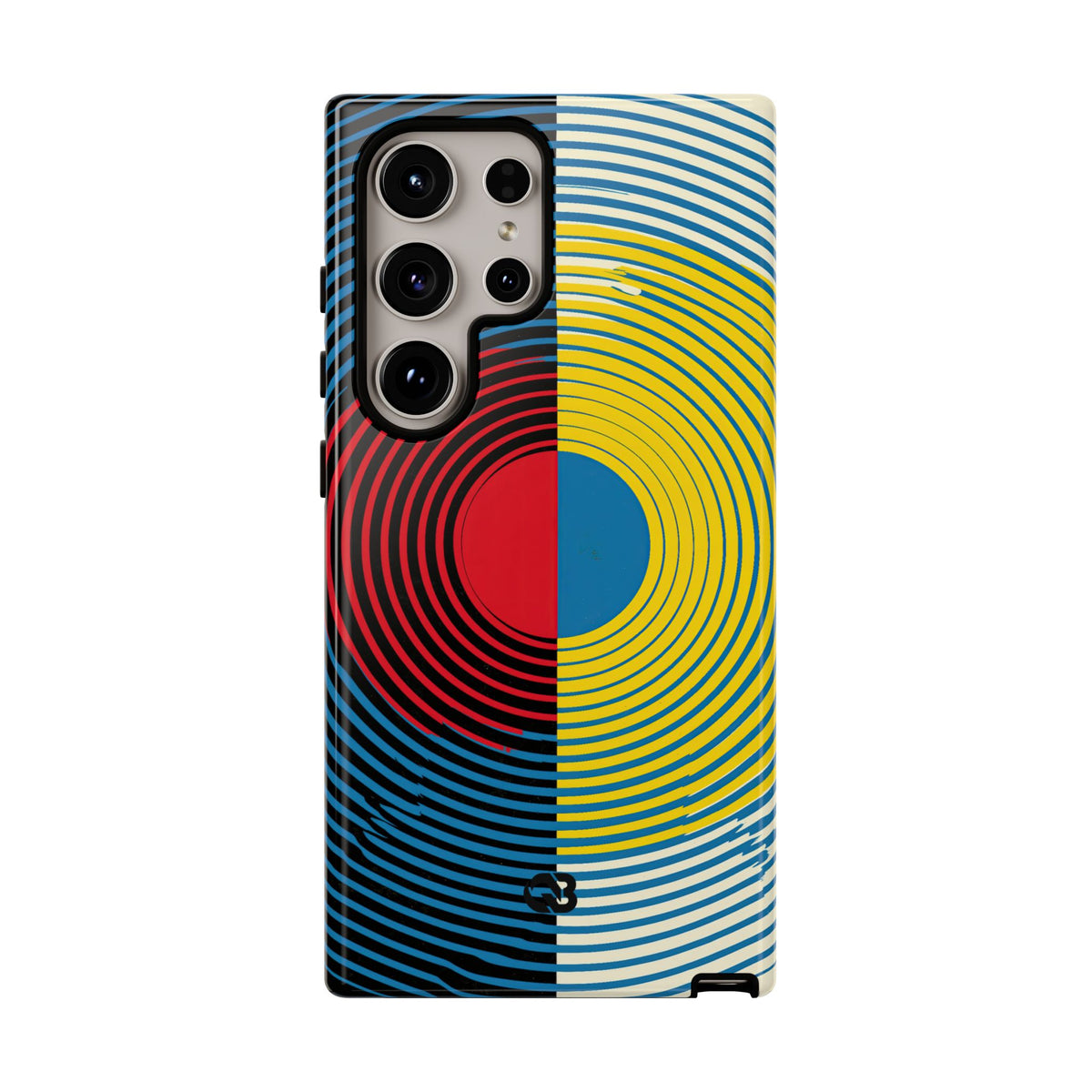 Blue Tough Phone Case for Samsung - Primary Circuit Orbit