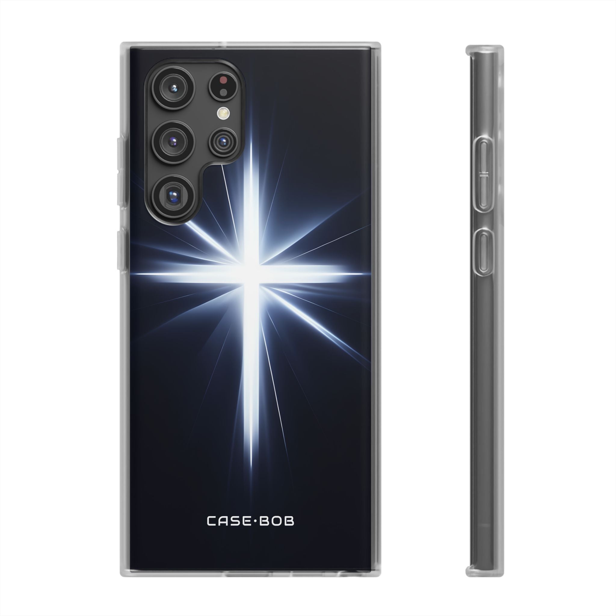 Gloeiende Crossburst Samsung S22 Ultra Case - Soft