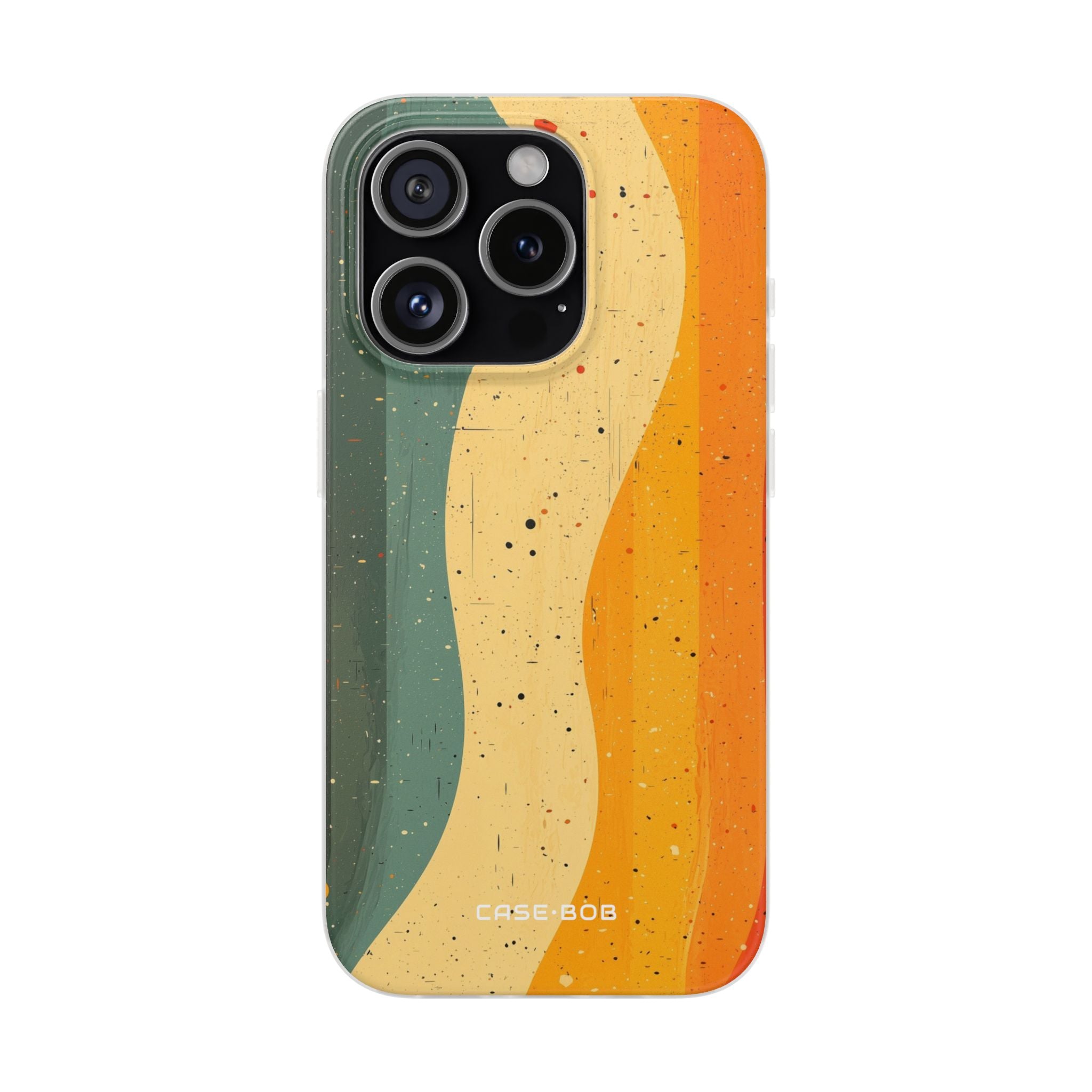 Wavy Forest Veil iPhone 15 Pro -pehmeä suojakotelo