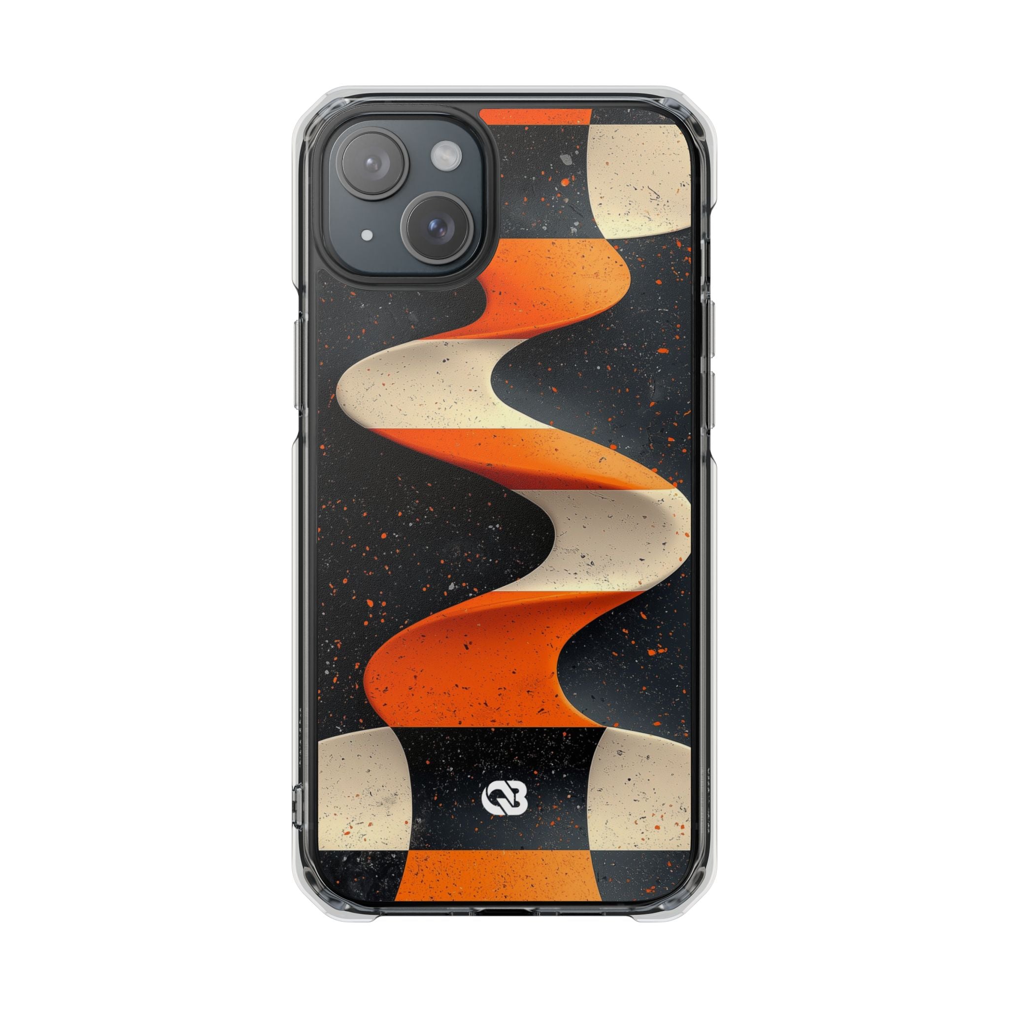 Orange Grit Twist · Impact Handyhülle für iPhone · Magsafe