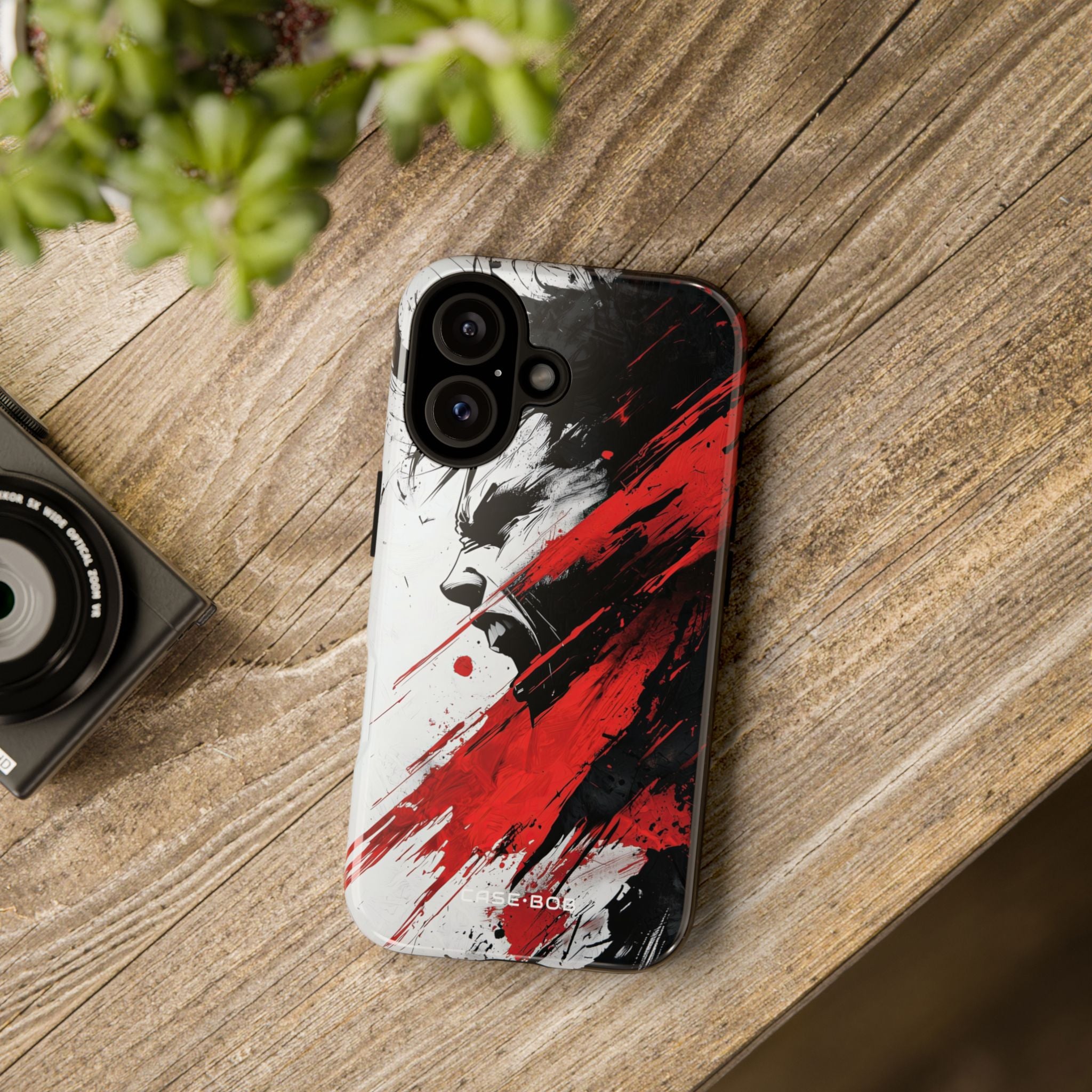 Yelling Profile Burst iPhone 16 Case - Tough