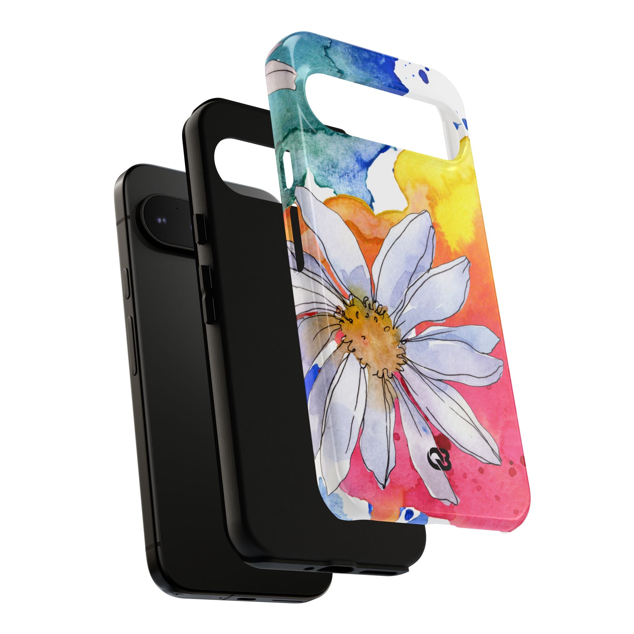 Vivid Bloom Splatter · Tough Phone Case for Google Pixel