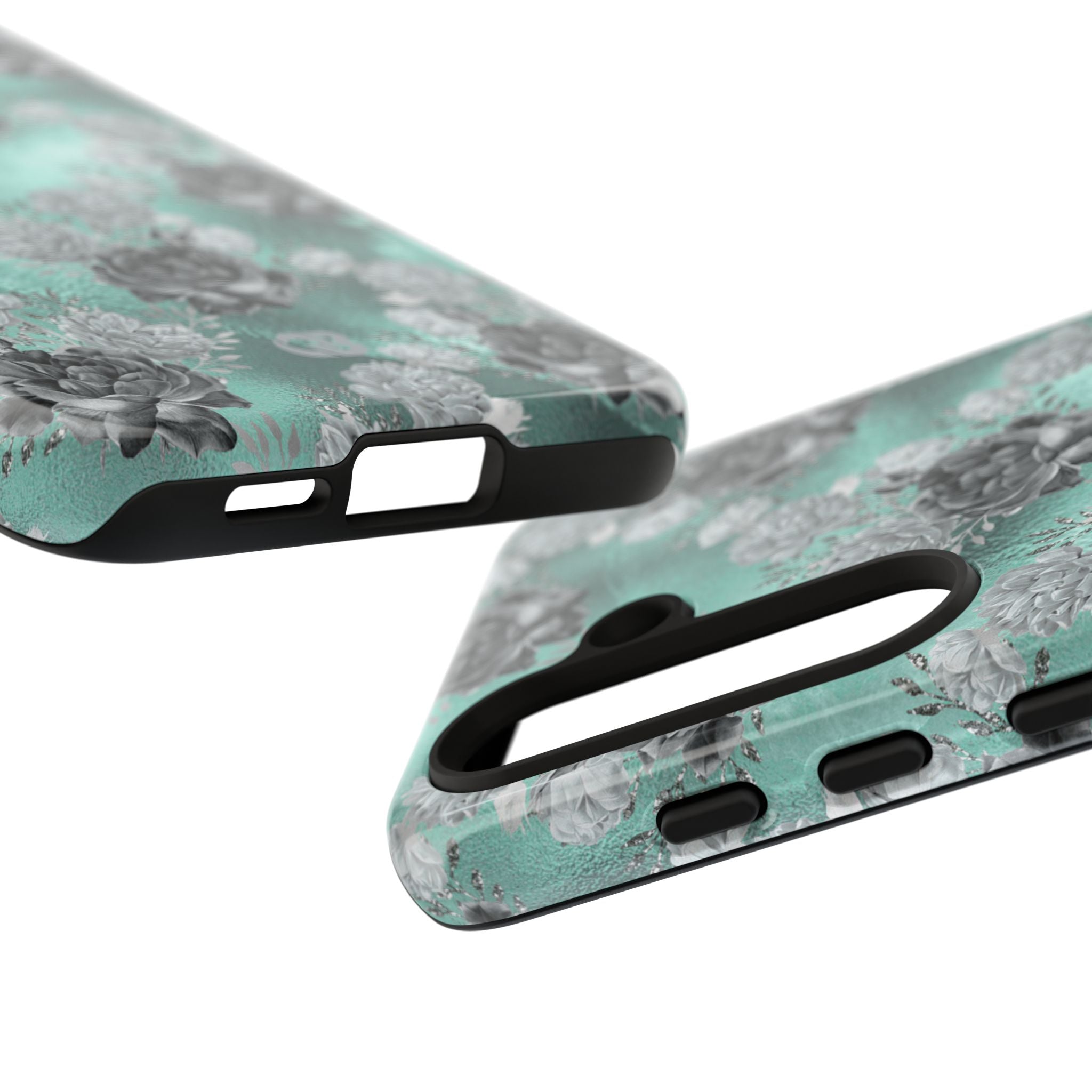 Frost Mint Floral · Tough Phone Case for Samsung