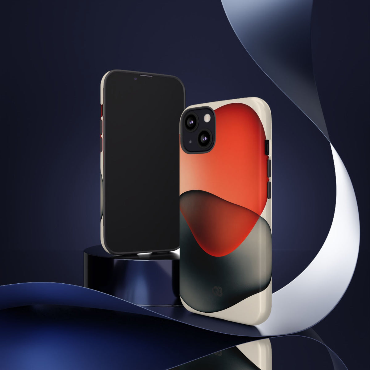 Translucent Crimson Form · Tough Phone Case for iPhone · Red