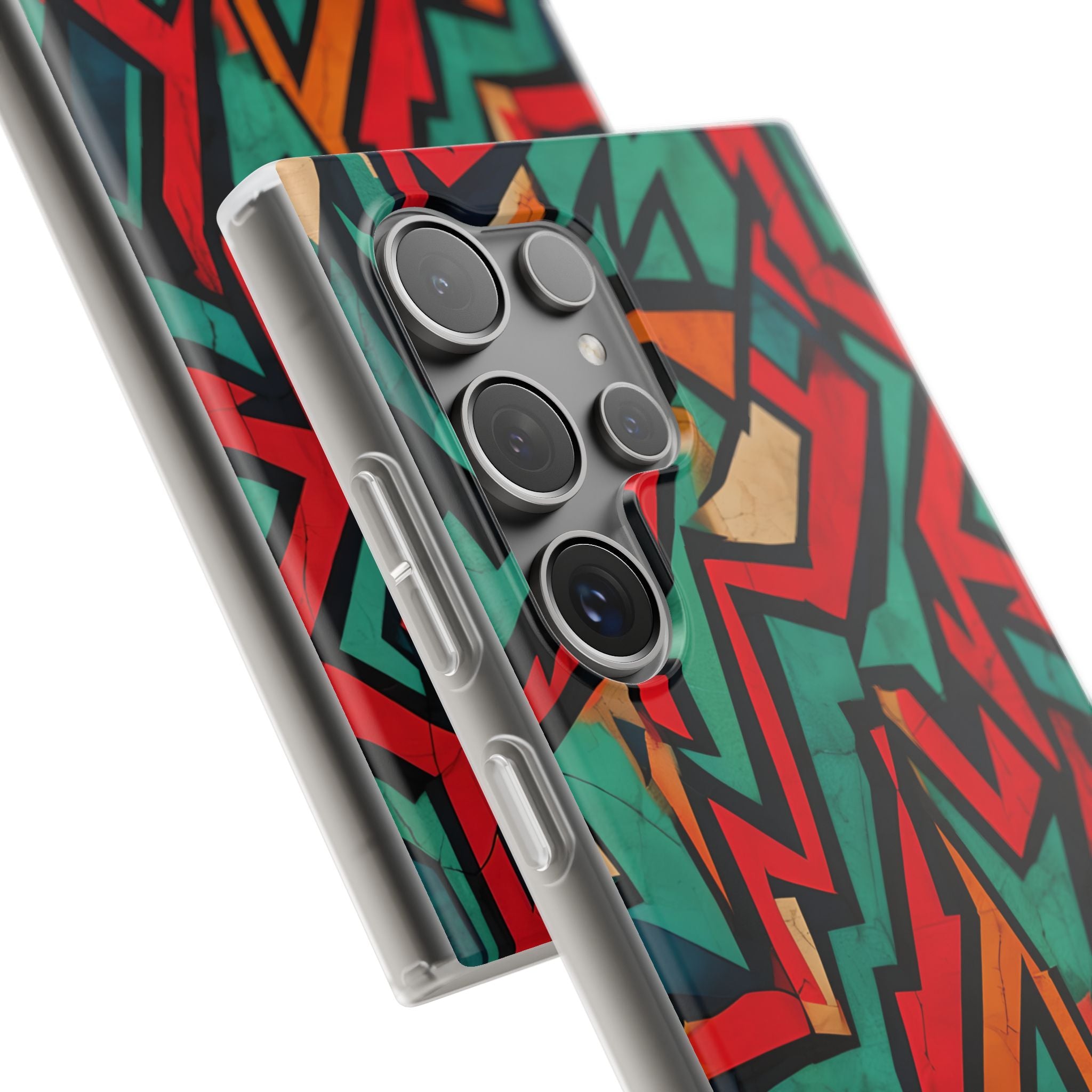 Crimson Zigzag Samsung S24 Ultra Case - Soft