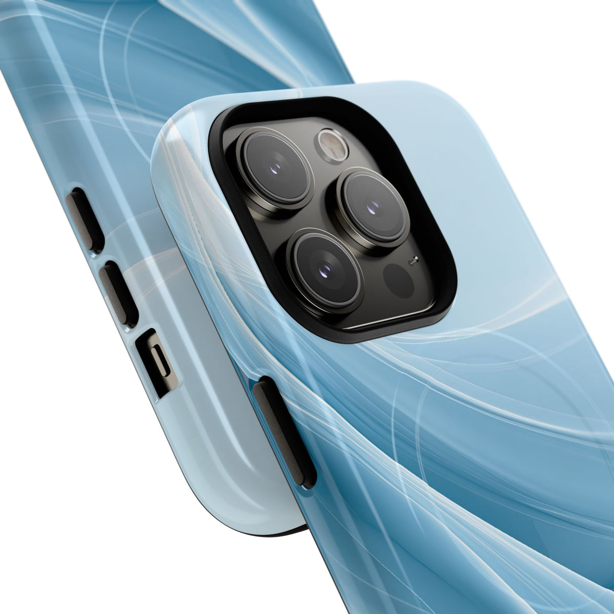 Glacial Ridge Contours · Tough 2.0 Magnetic Phone Case for iPhone · Blue