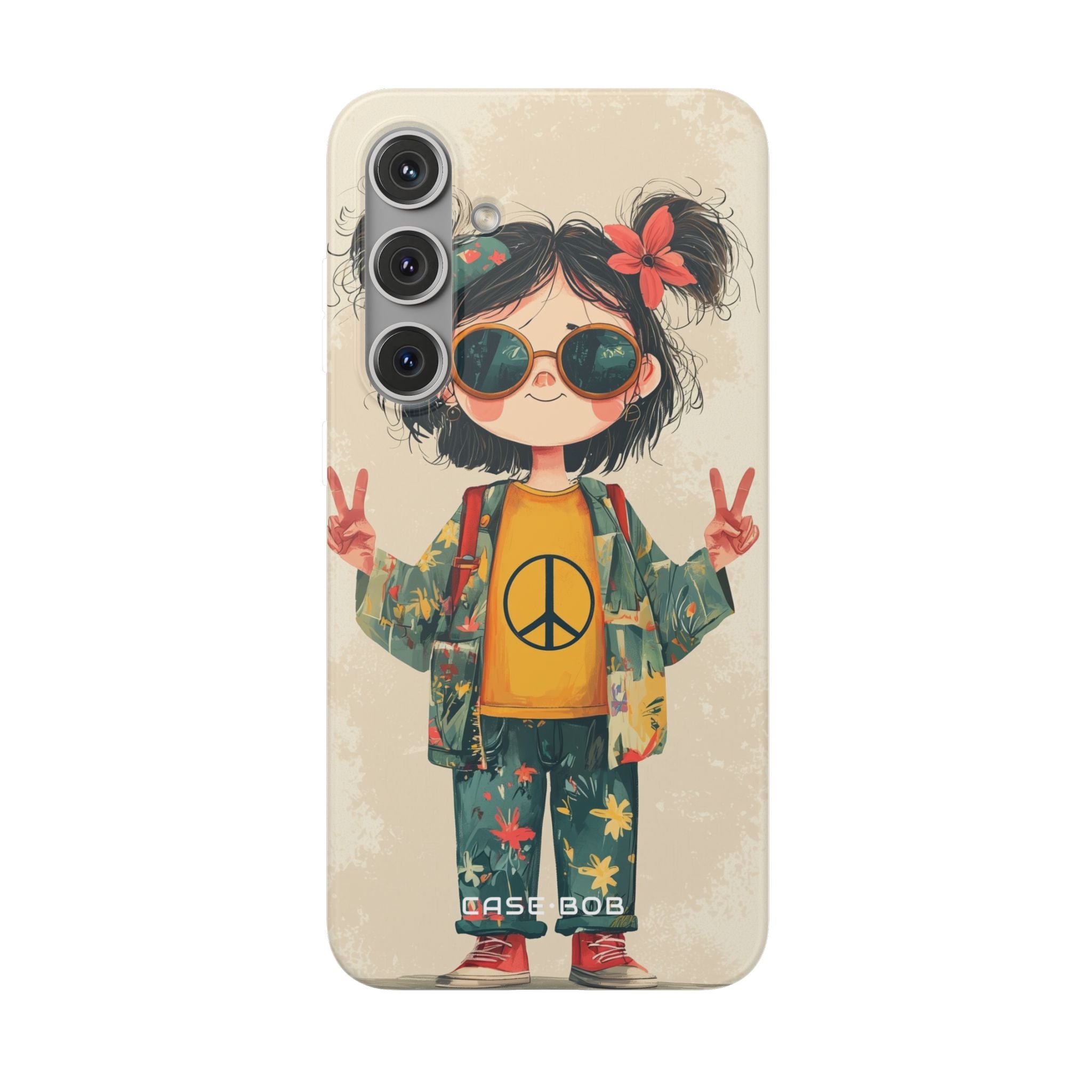 Peace Pigtails Samsung S24 Plus Case - Soft